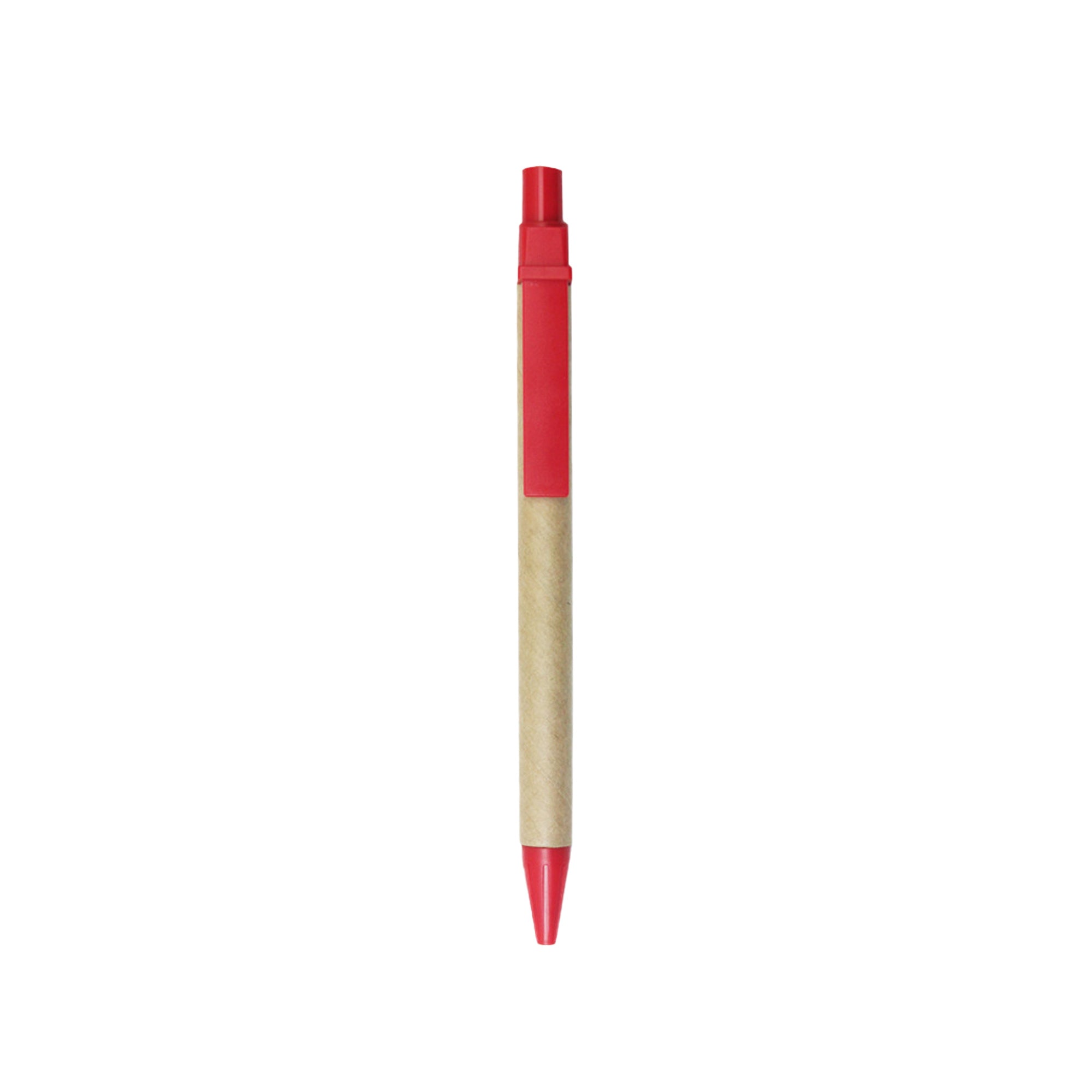 Eco-Friendly Kraft Paper Barrel Pen-Retractable Ballpoint