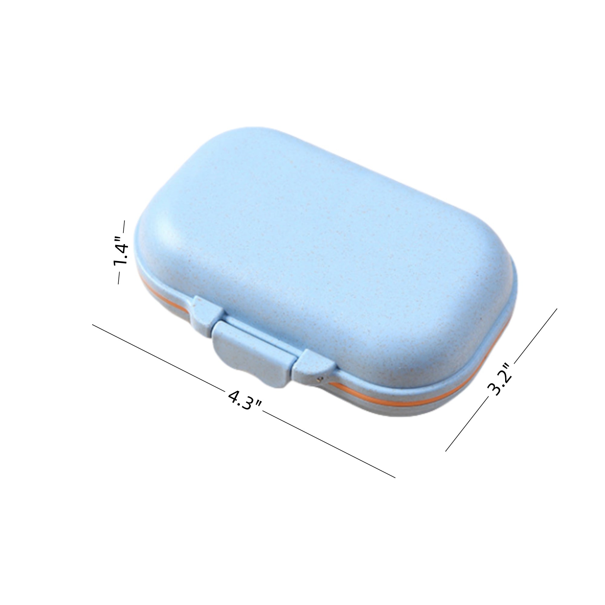 Portable PP Material 7-Grid Medicine Box