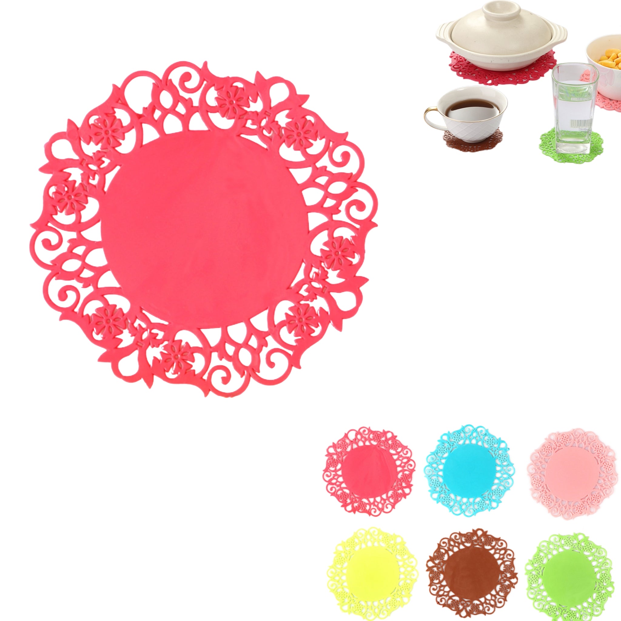 Silicone Heat Insulating And Anti Scald Coaster