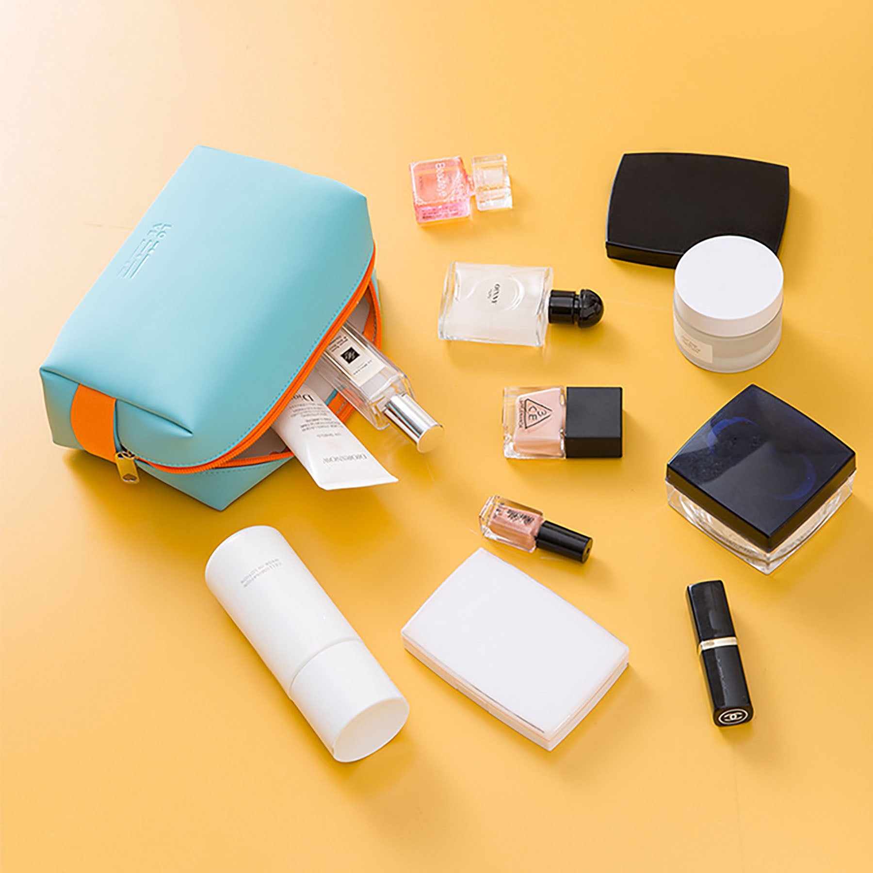 Multifunctional Hand Pu Cosmetic Pouch Bag