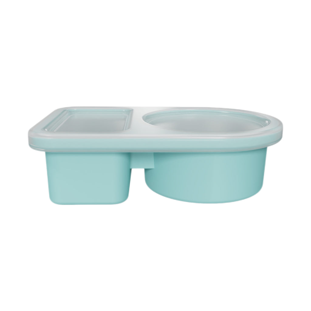 Portable Divided Silicone Snack Container