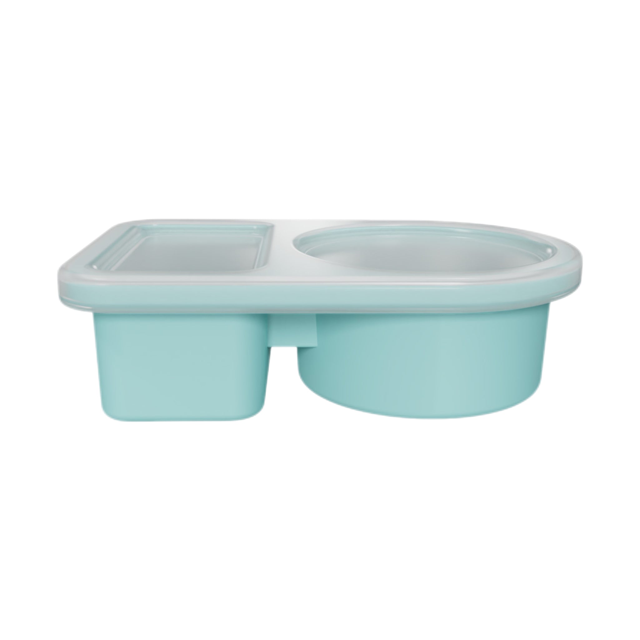 Portable Divided Silicone Snack Container