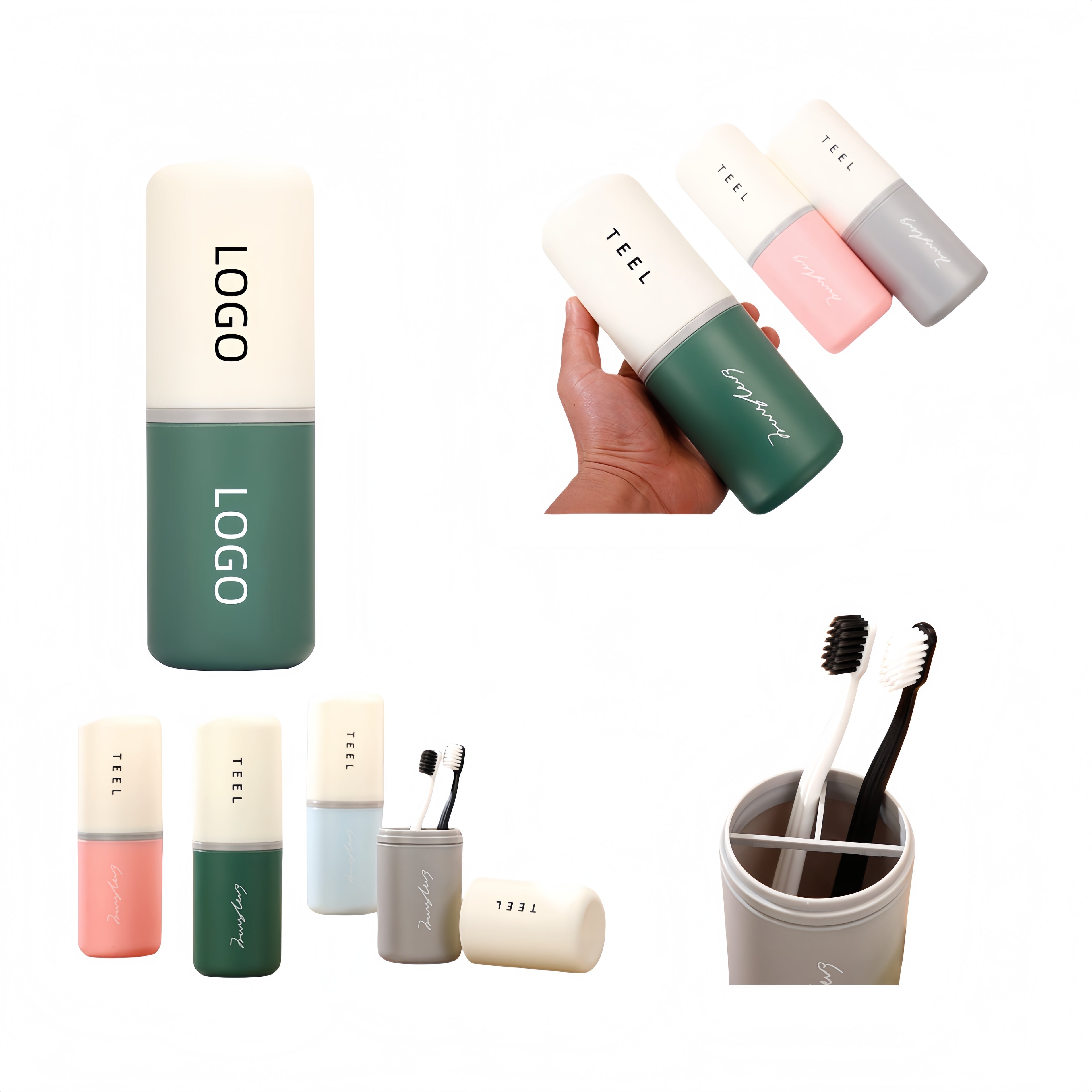 Portable Travel Toothbrush Case