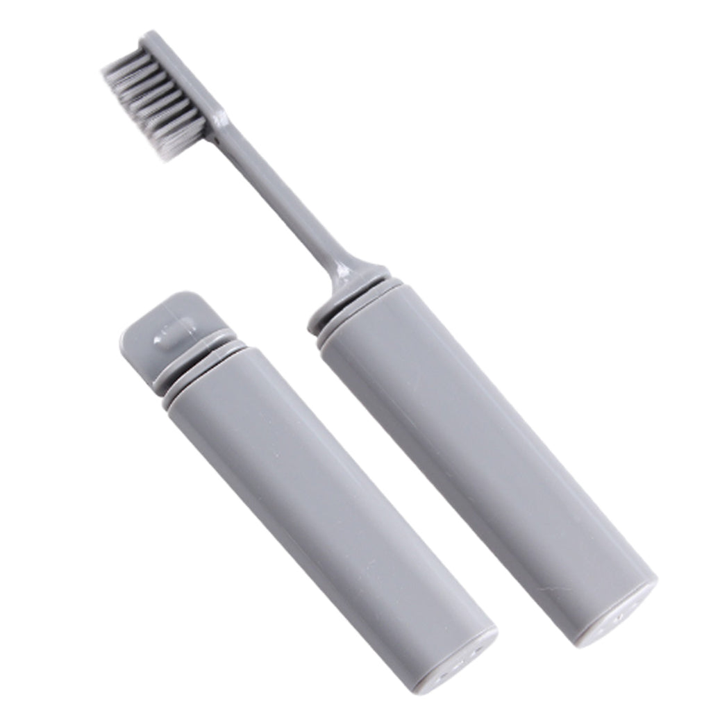 Folding Portable Carry-on Toiletries Soft Bristle Toothbrush