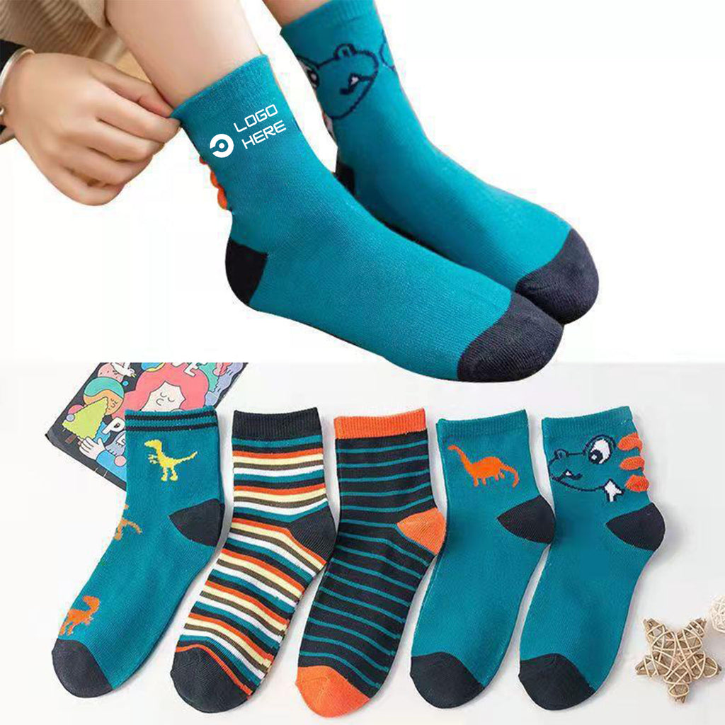 Children'S Cute Cartoon Mid-Calf Socks For Winter