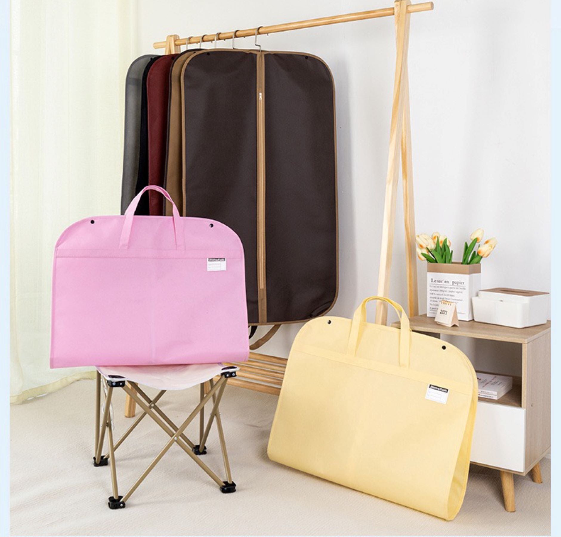 Portable Suit Folding Storage Bag