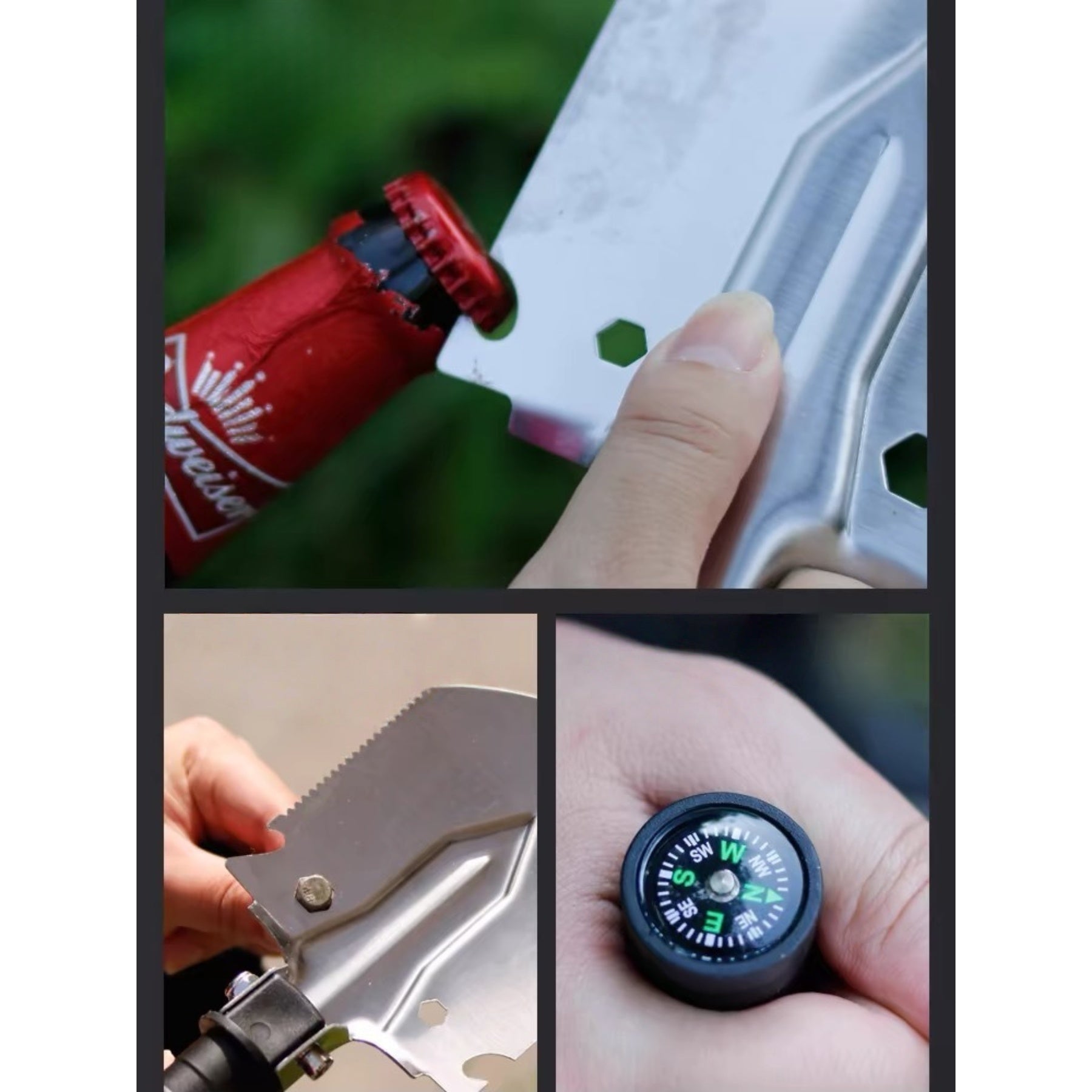 Compact Multi-Tool Camping Shovel
