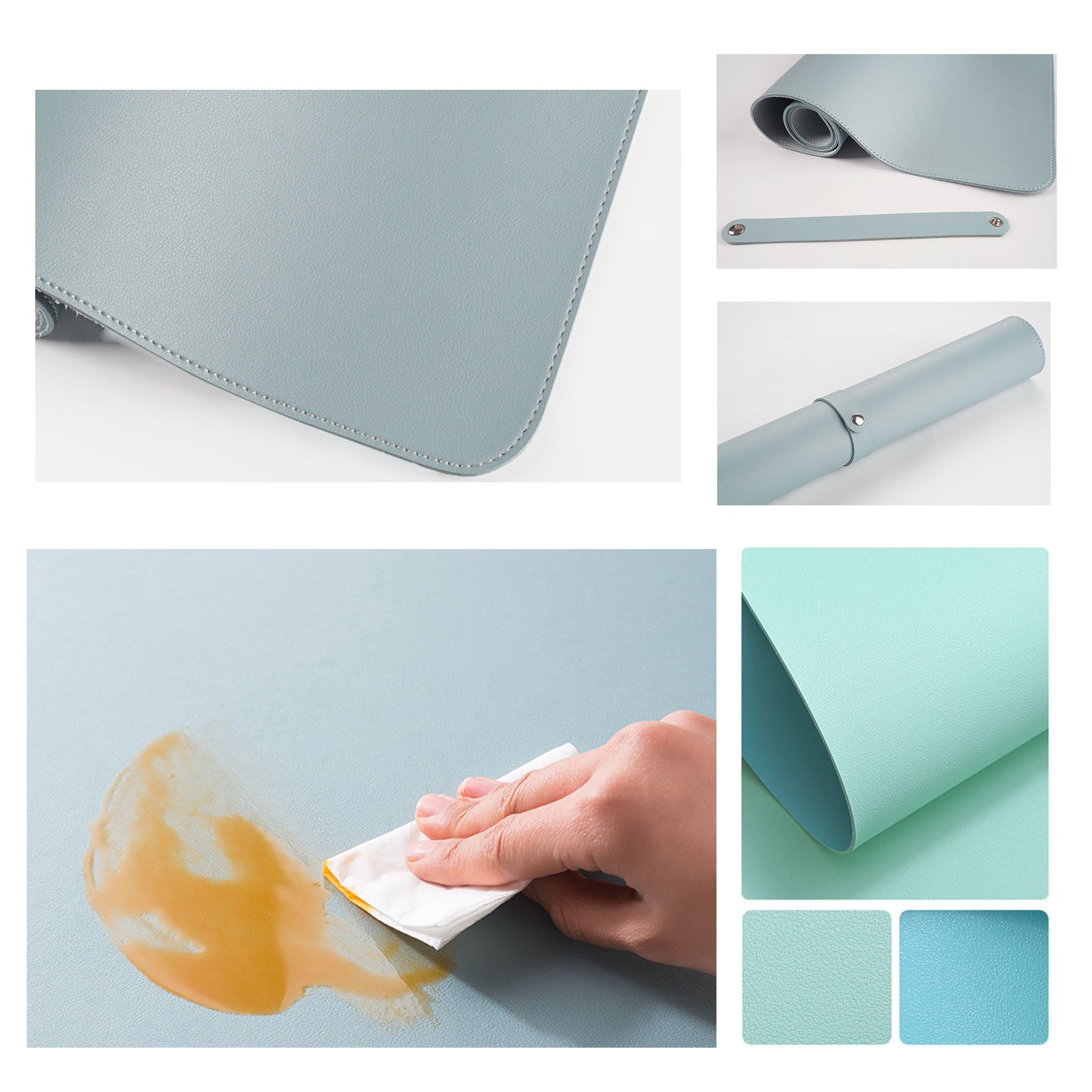 Oversized Leather Full - sided Advertising Mouse Pad