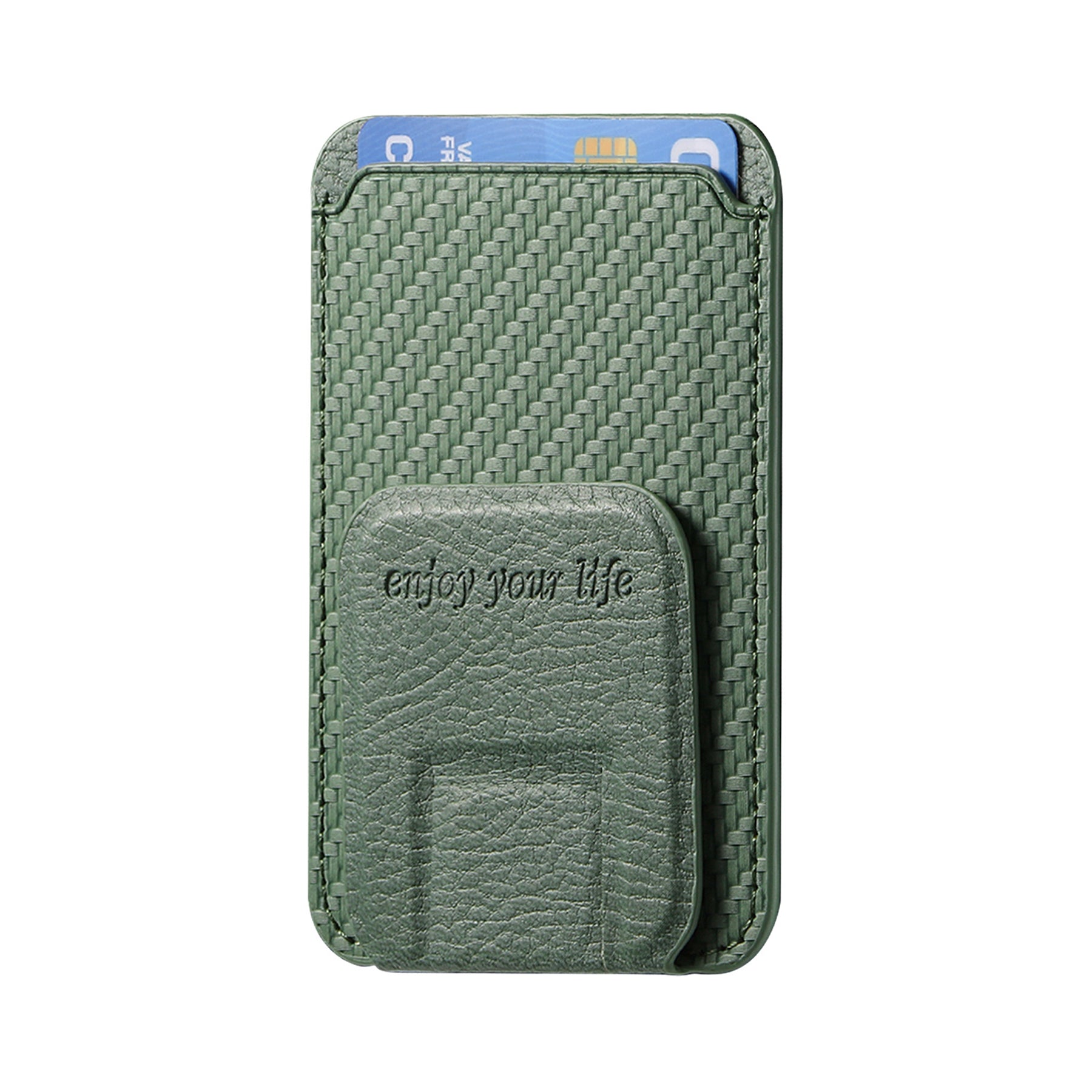 Multi-Functional Carbon Fiber Phone Holder Card Case