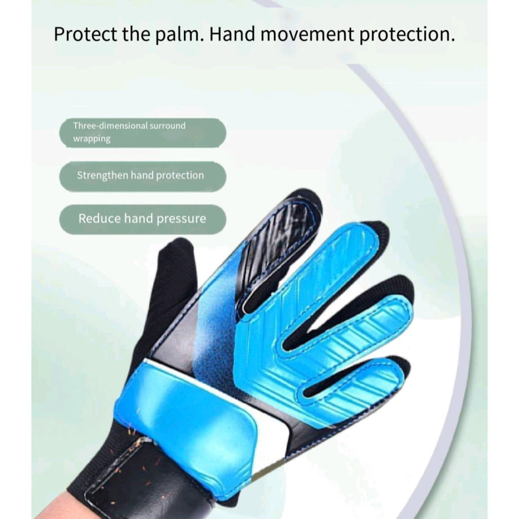 Goalkeeper Gloves Soccer Protective Palm Grip Training