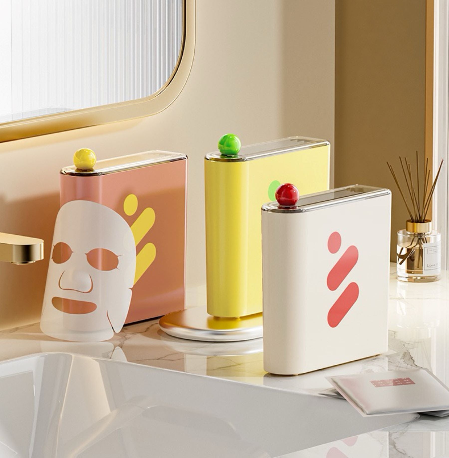 Multi-functional Facial Mask Storage Box