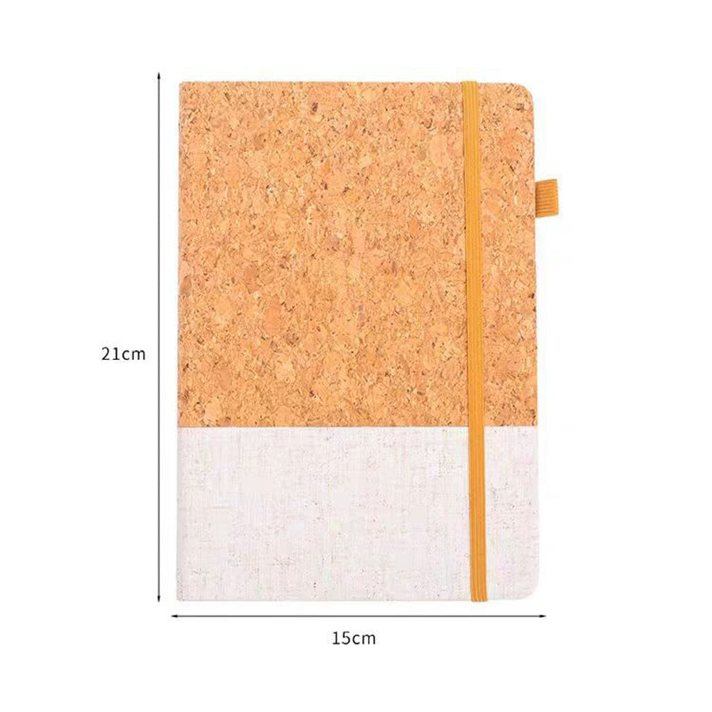 Cork Grain Wheat Straw Notebook Set