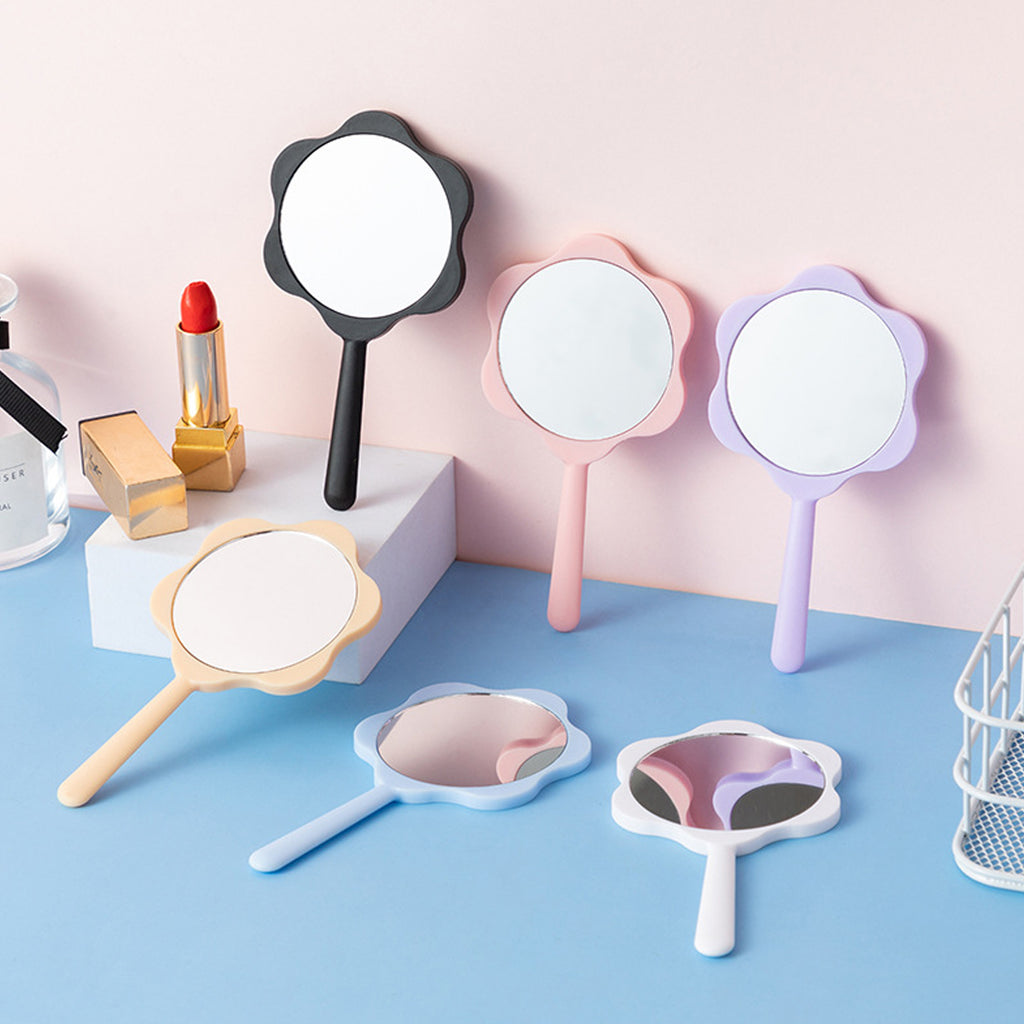 Cute Flower Handheld Mirror