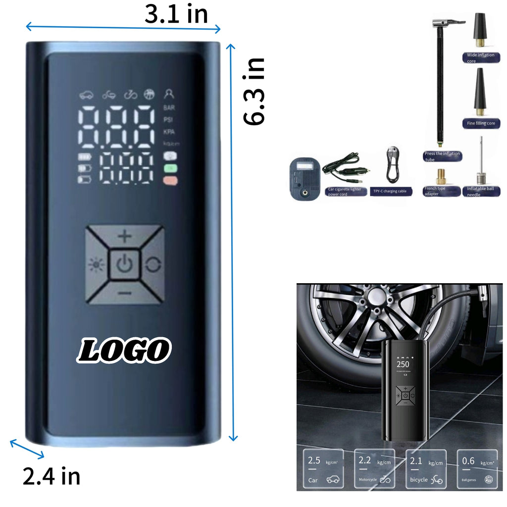 Portable Digital Display Car Air Pump