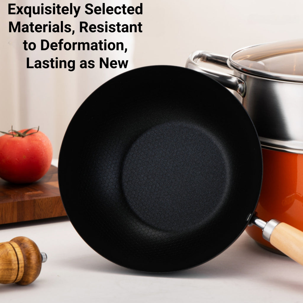Thickened Stainless Steel Wok