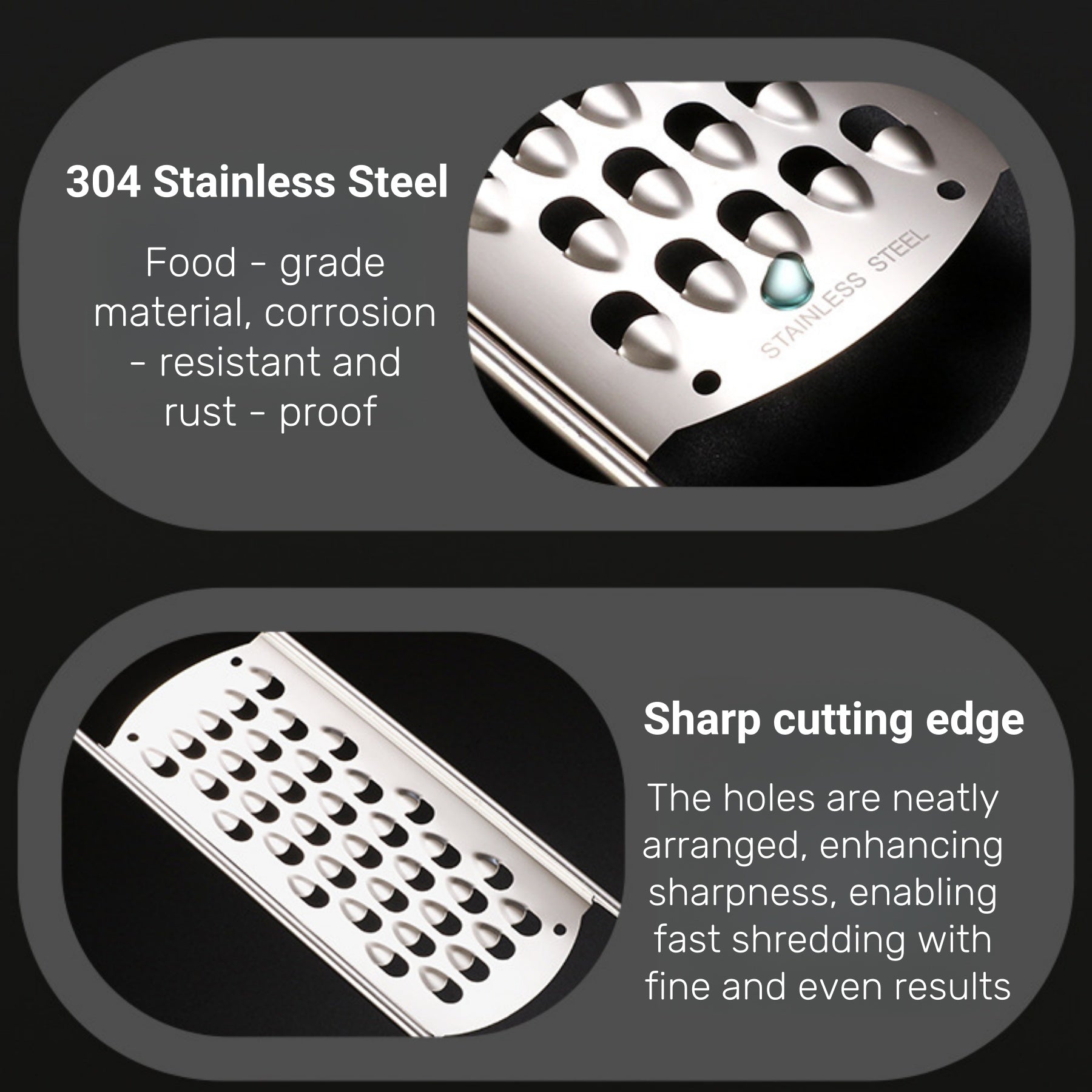 304 Stainless Steel And Rosewood Shredder