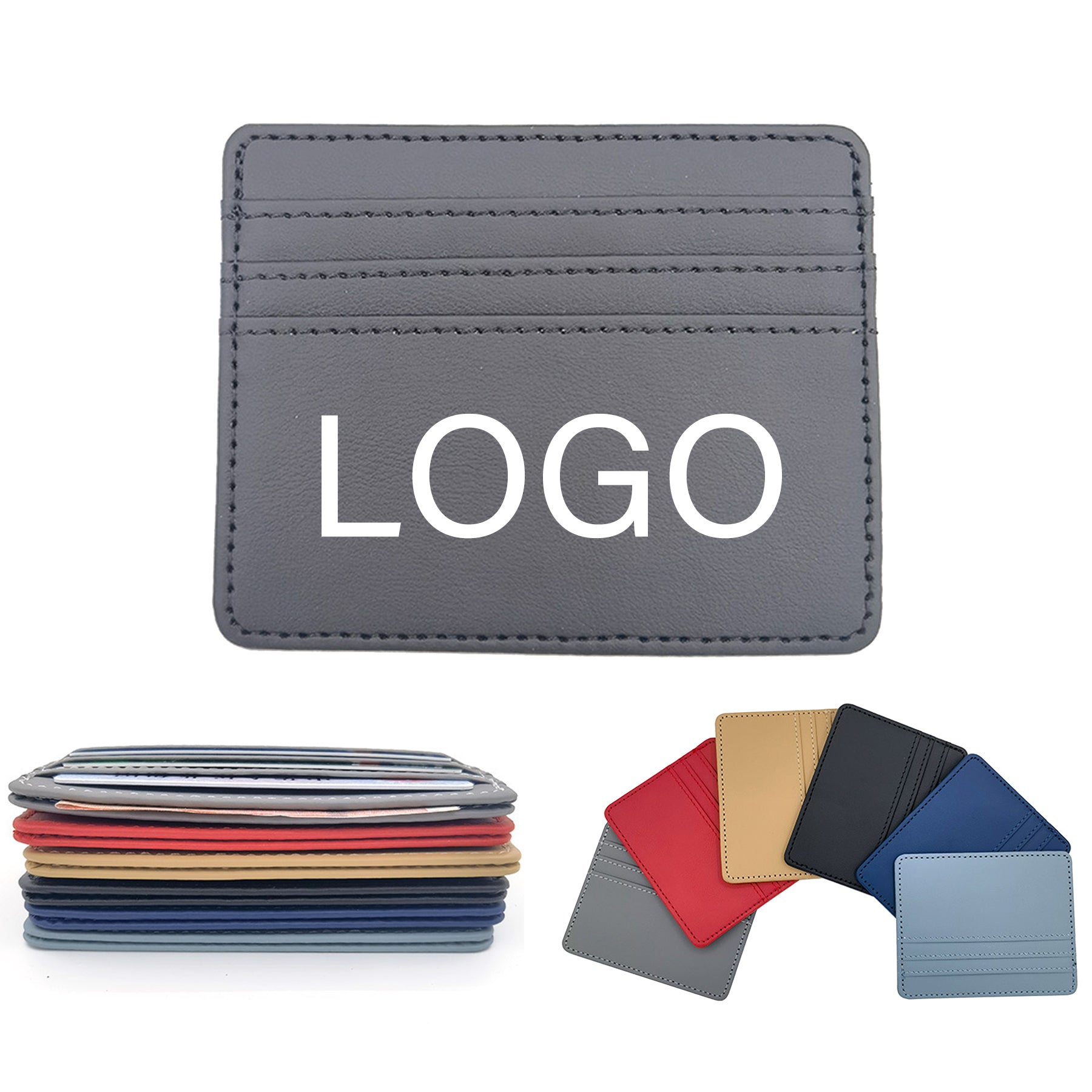 Pu Leather Card Holder