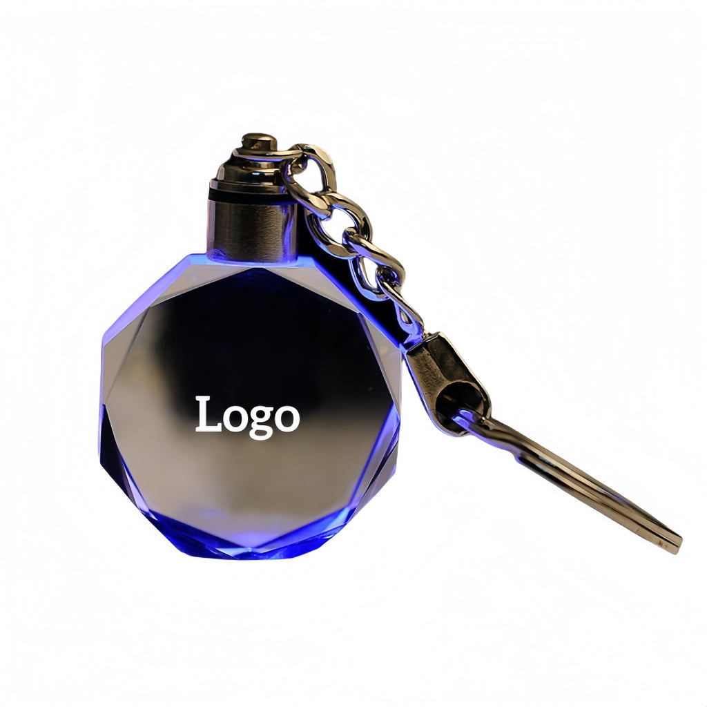 Light Up Crystal Keychain