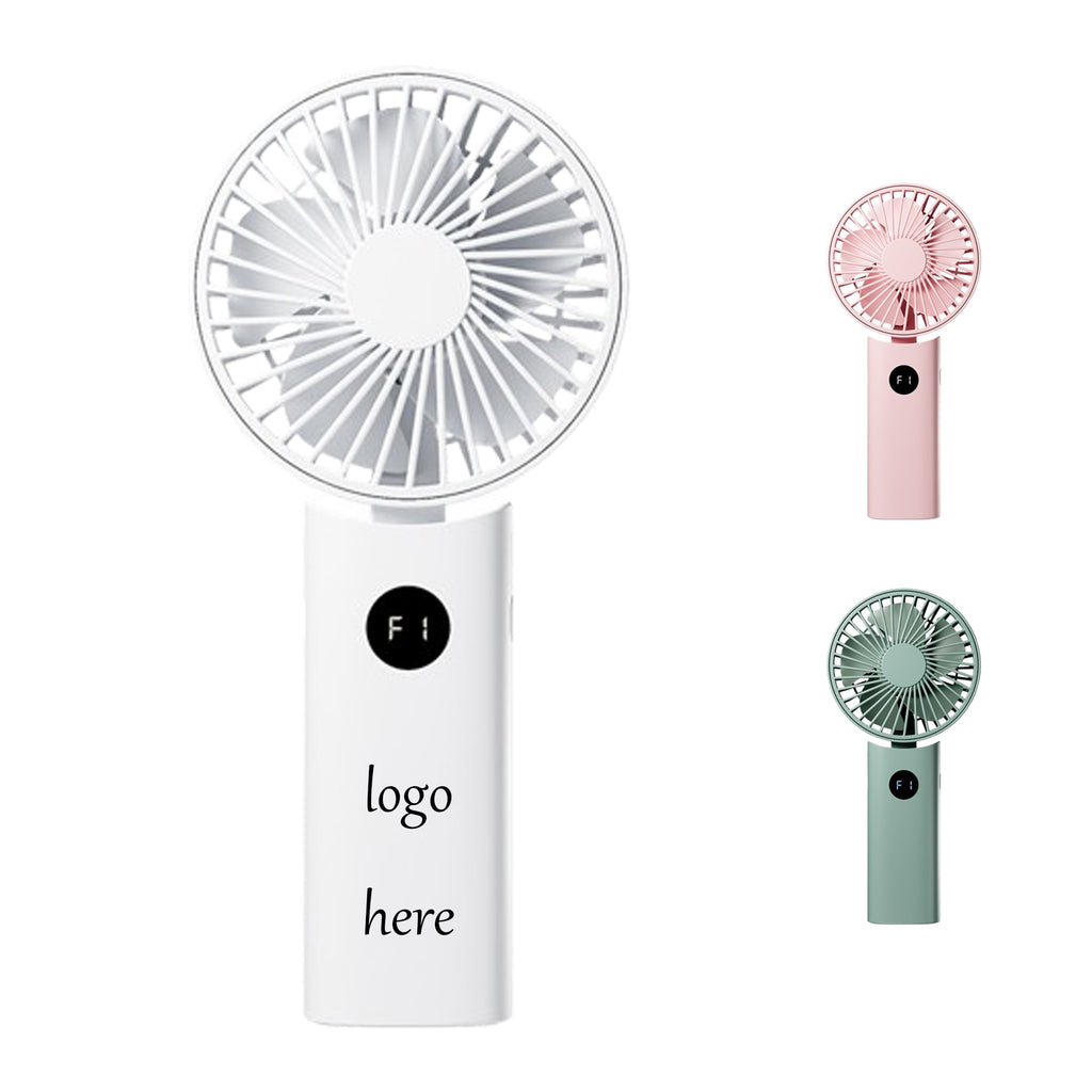 Small Rechargeable Fan With Digital Display