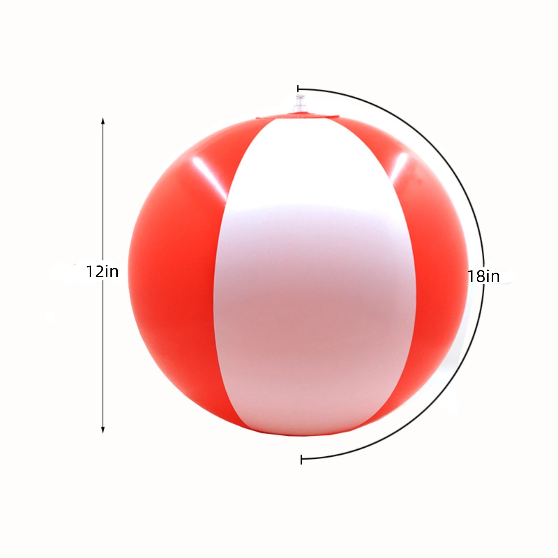 18" Vibrant Color Beach Ball