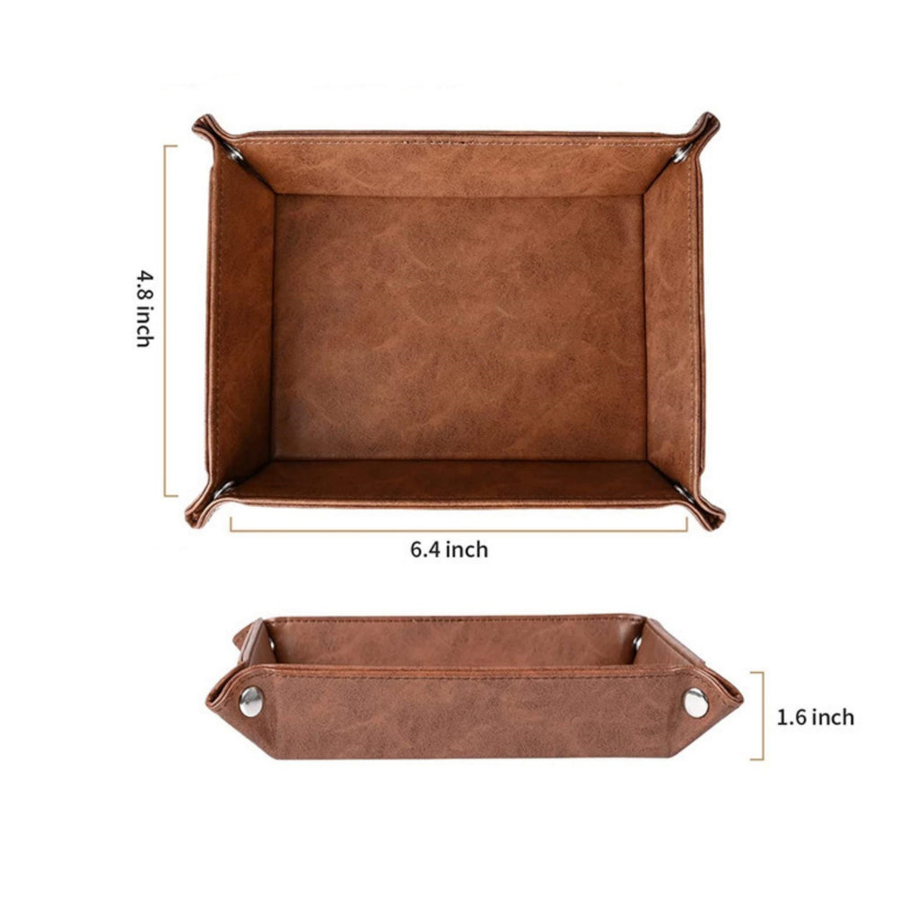 Pu Leather Tray Storage Tray