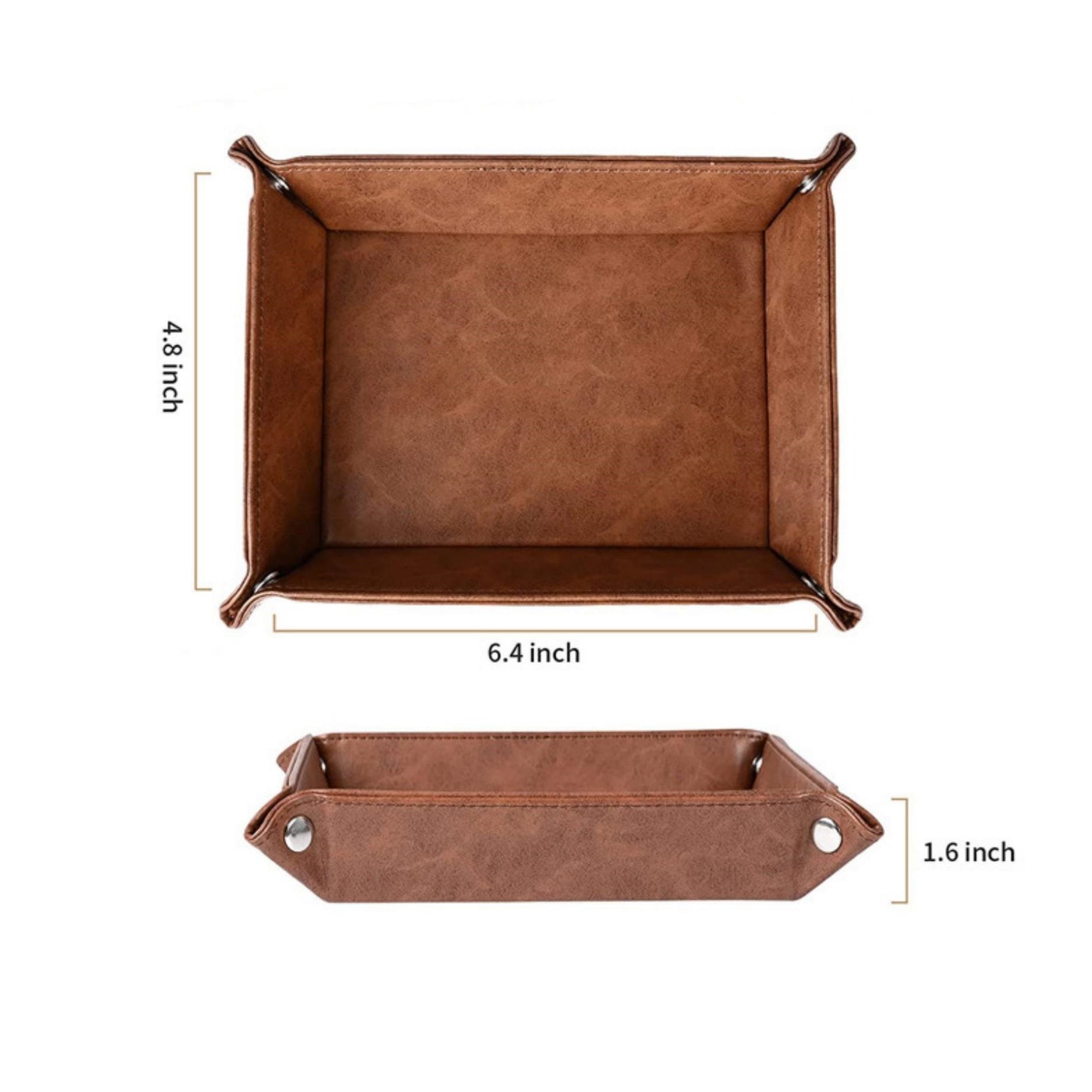 Pu Leather Tray Storage Tray
