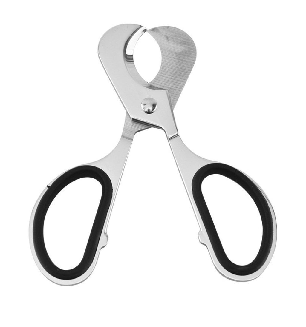 Stainless Steel Handle-type Cigar Scissors