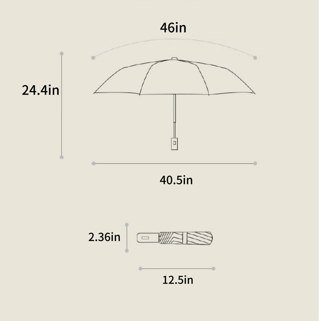 Automatic Open and Close Sunshade Umbrella