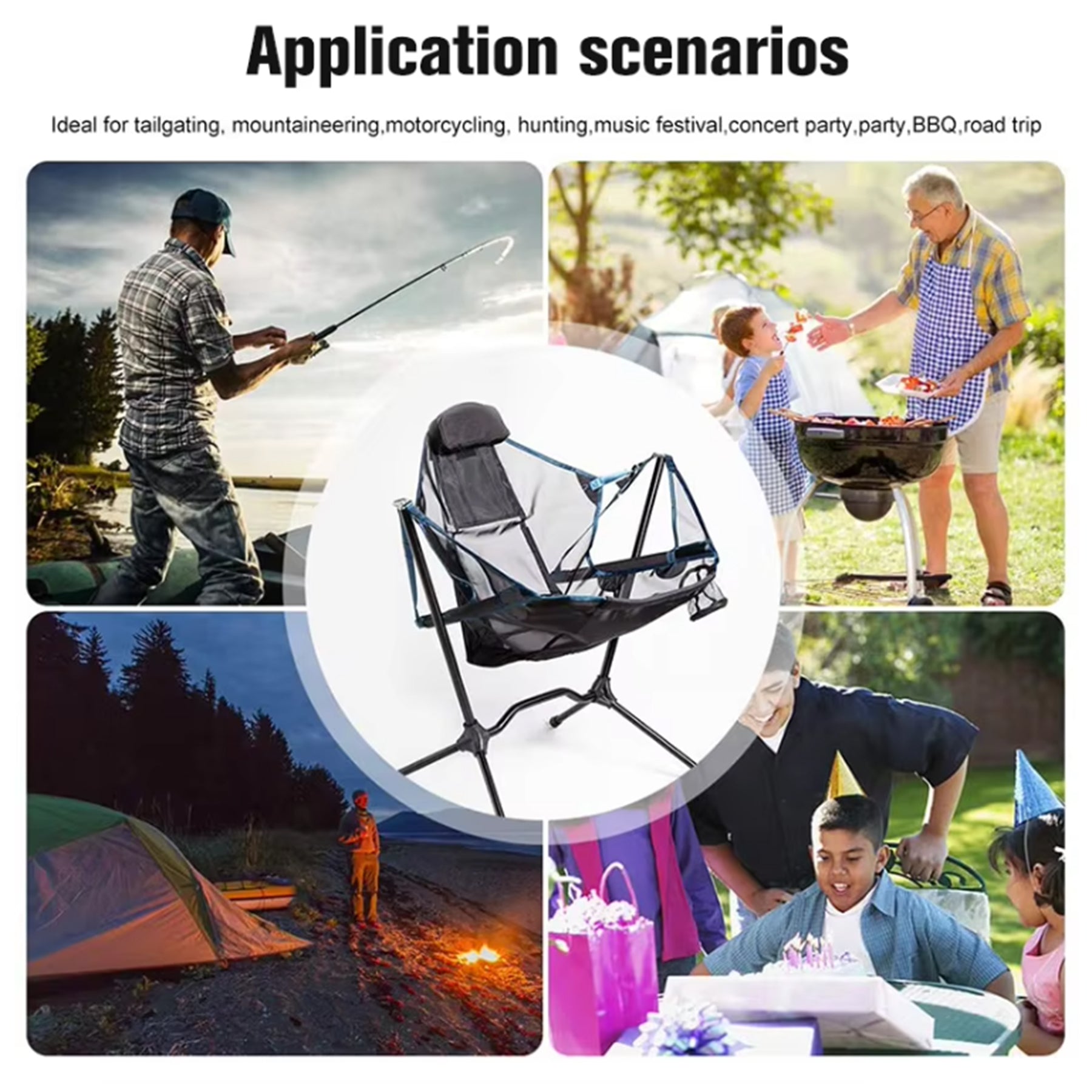 Hammock Rocking Camping Chair
