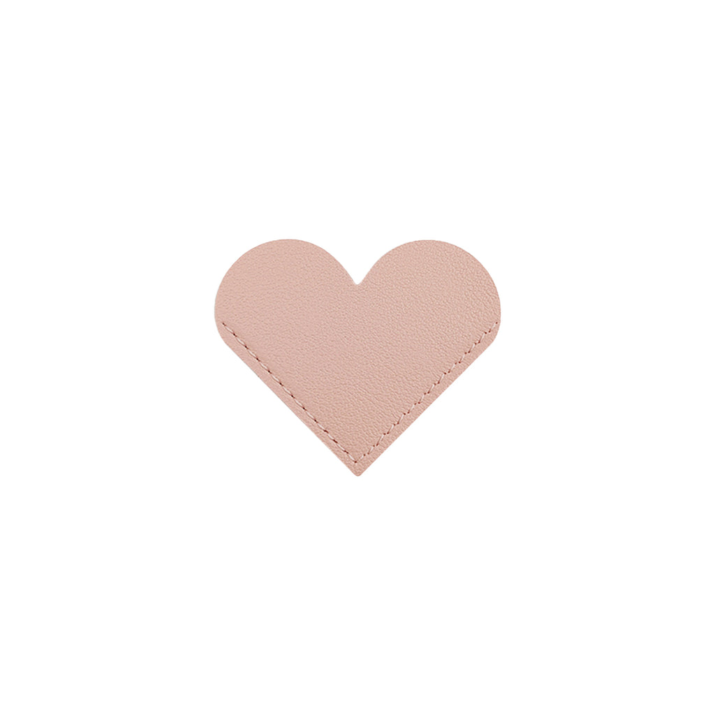 Leather Heart-Shaped Bookmark-Elegant Page Marker