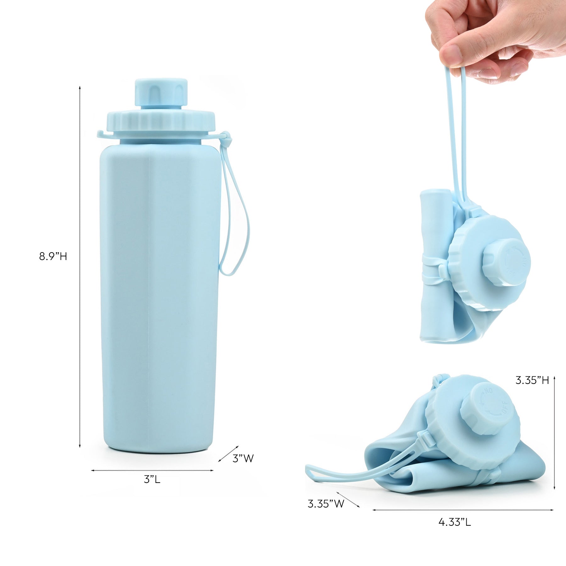 20oz Collapsible Silicone Bottle