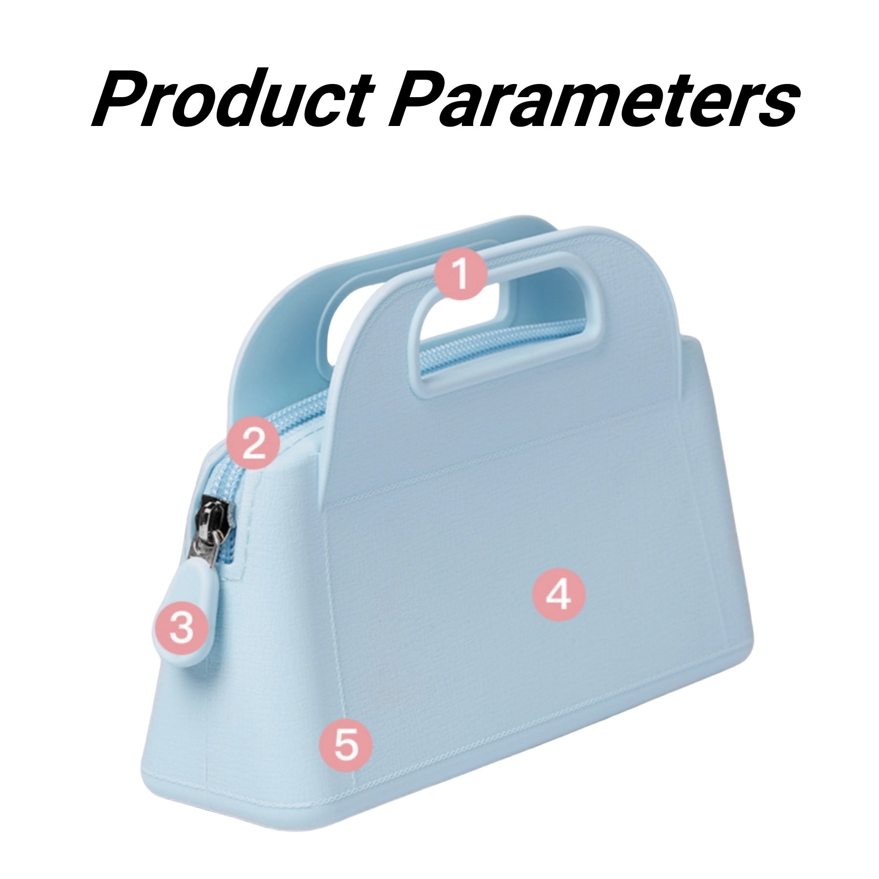 Portable Silicone Makeup Bag