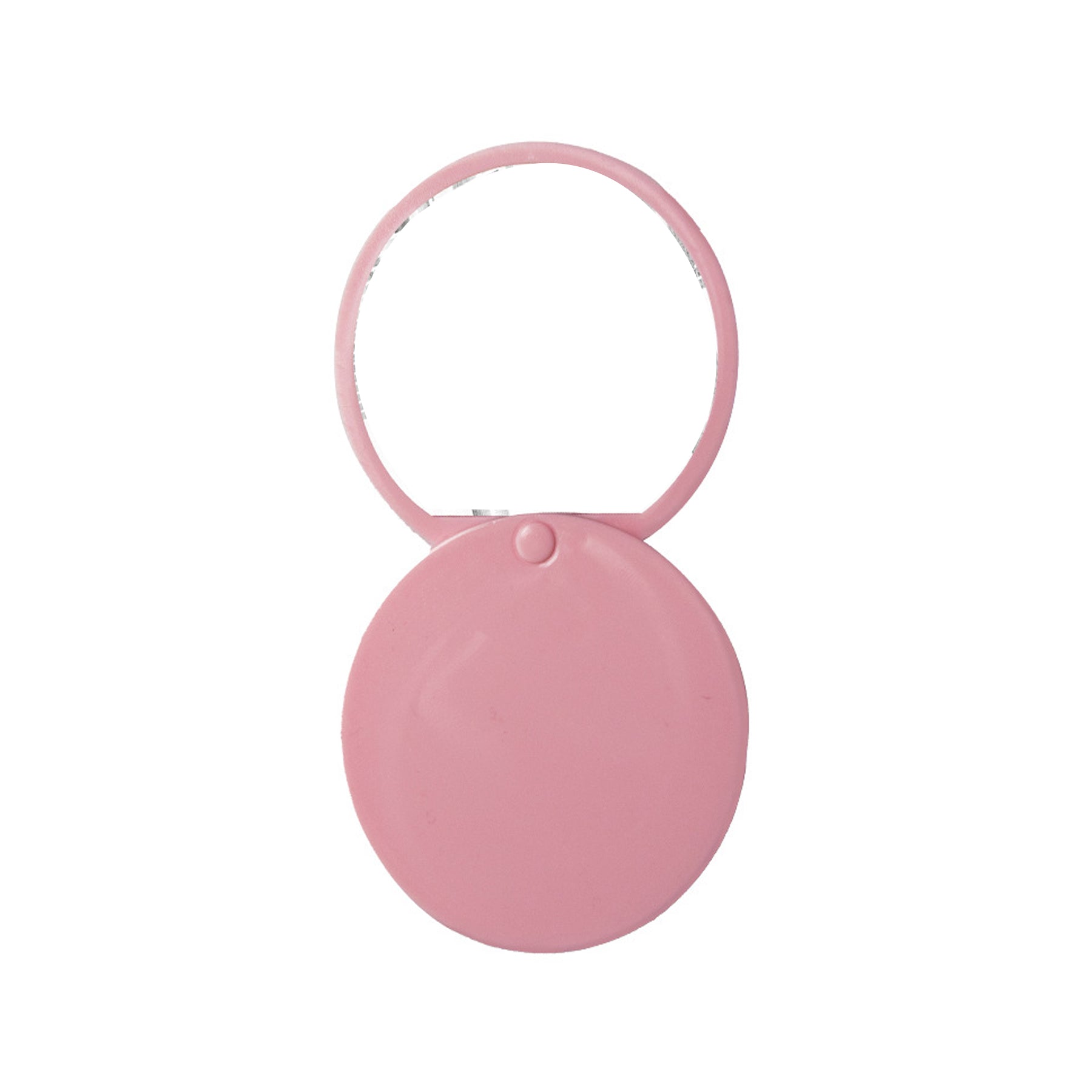 Sliding Folding Plastic Small Round Mirror