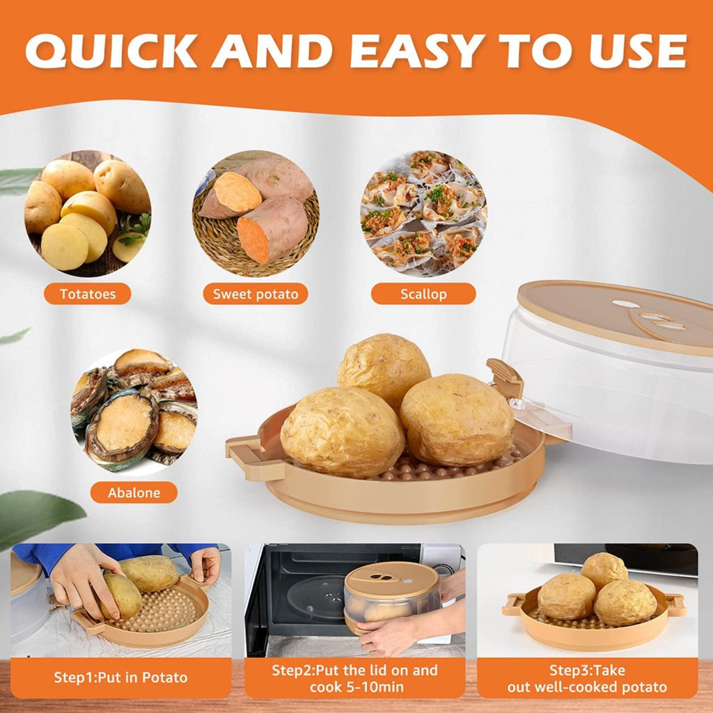 Microwave Potato Box Baking Tool For Home Use
