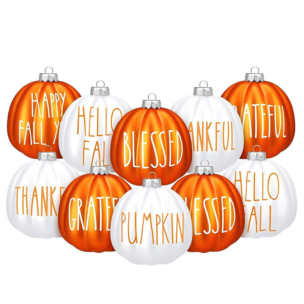 Hanging Pumpkin Tree Ornaments