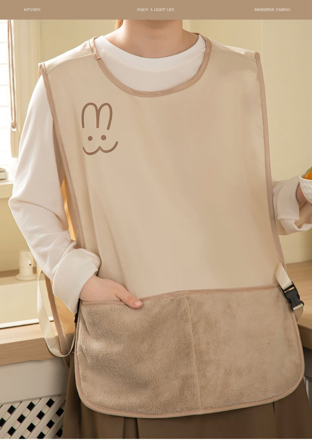 Waistcoat Style Sleeveless Apron