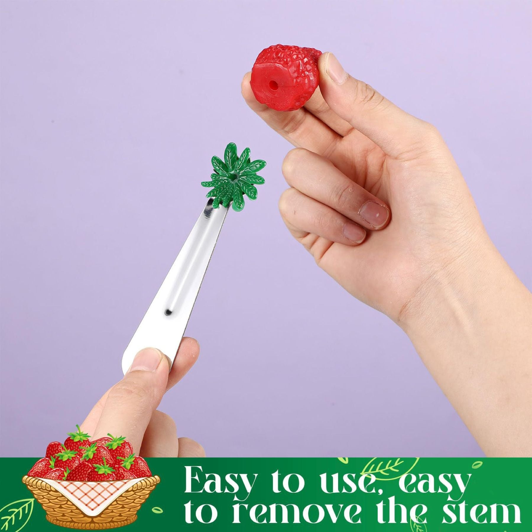 Stainless Steel Strawberry Stem Remover