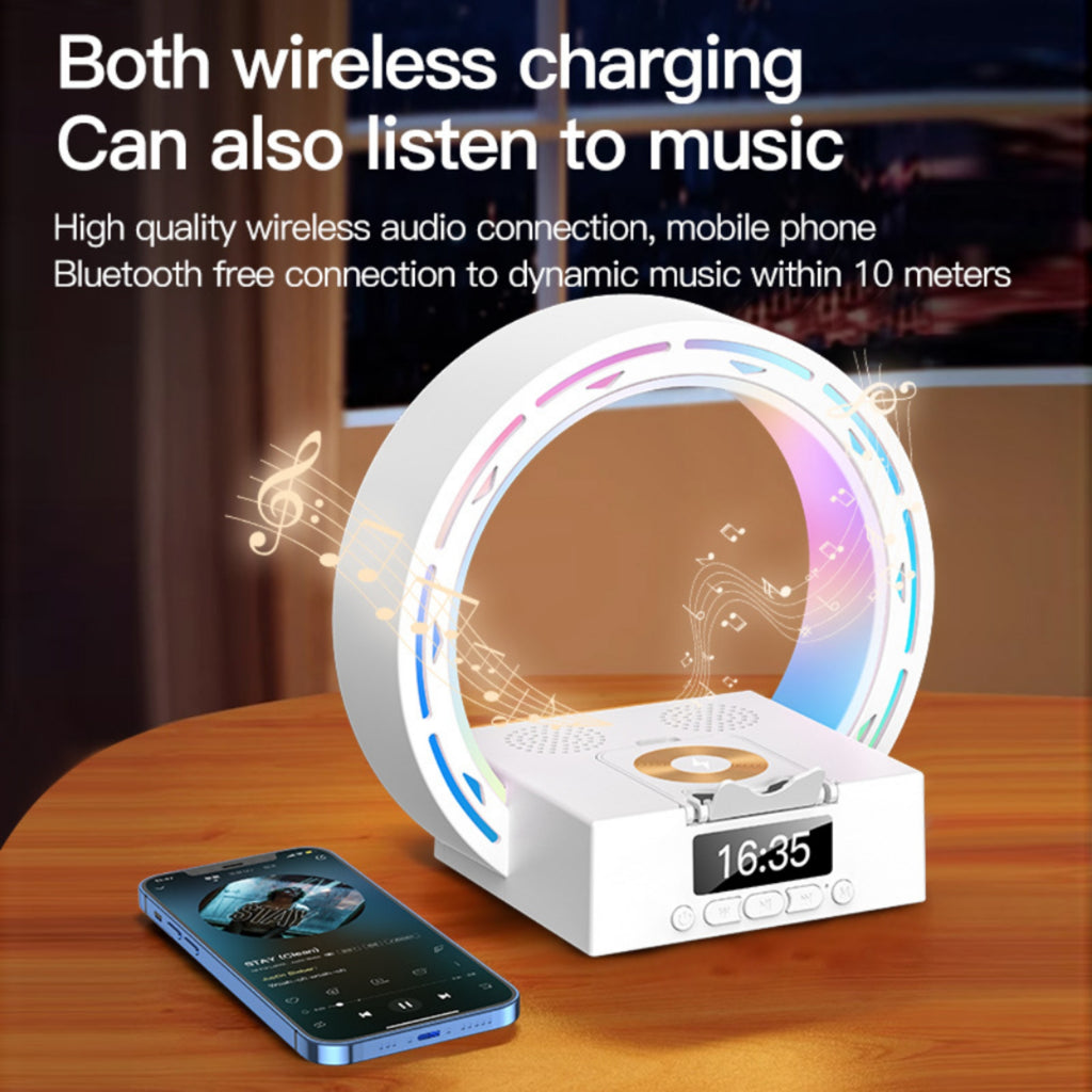 Bedside Lamp Speaker Wireless Charging Bluetooth Mood Gift