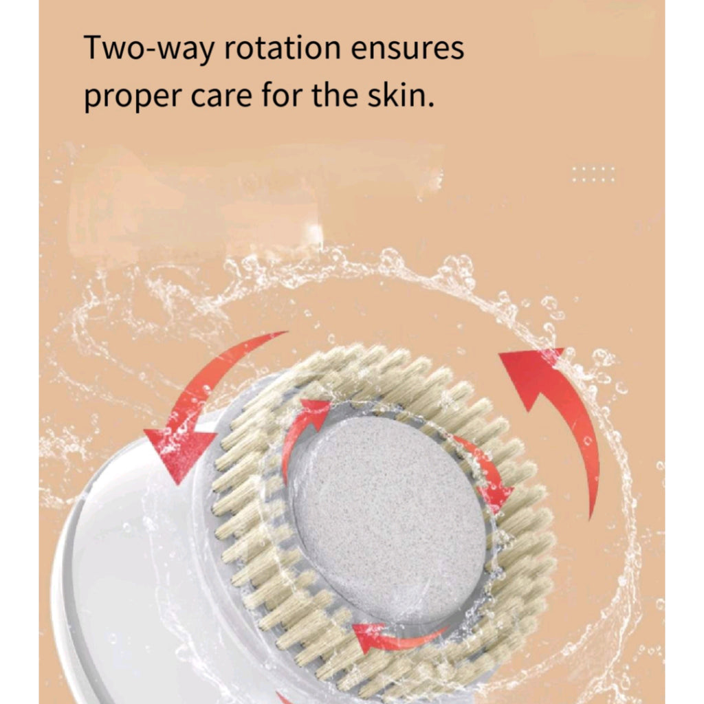 Electric Waterproof Shower Brush Rotating Exfoliating