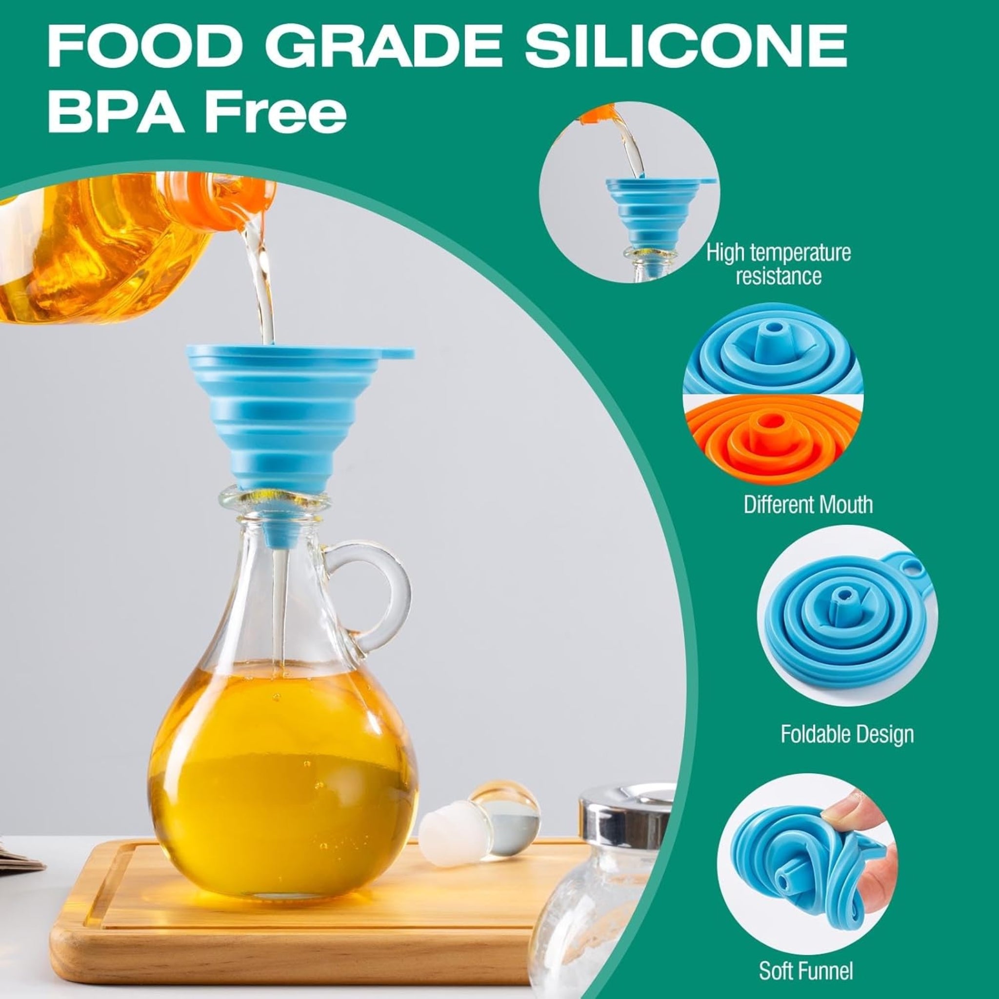 Kitchen Funnel Set Of 3