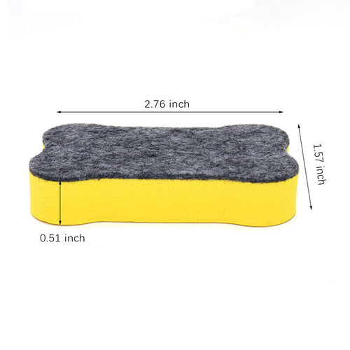 Bone Shaped Magnetic Whiteboard Dry Erasers For School