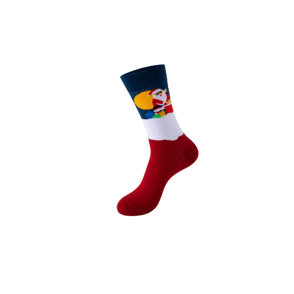 Custom Cotton Christmas Crew Socks