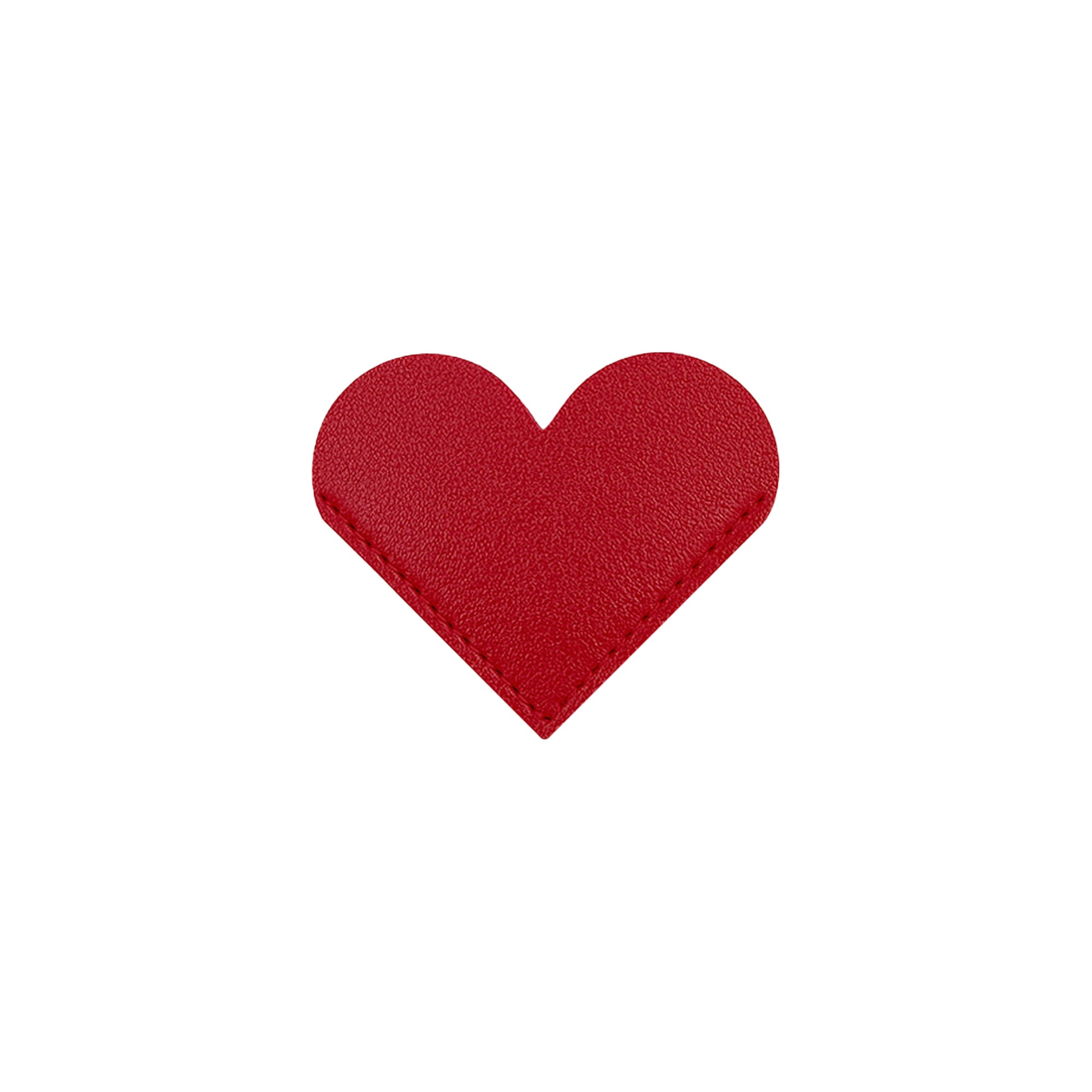 Leather Heart-Shaped Bookmark-Elegant Page Marker