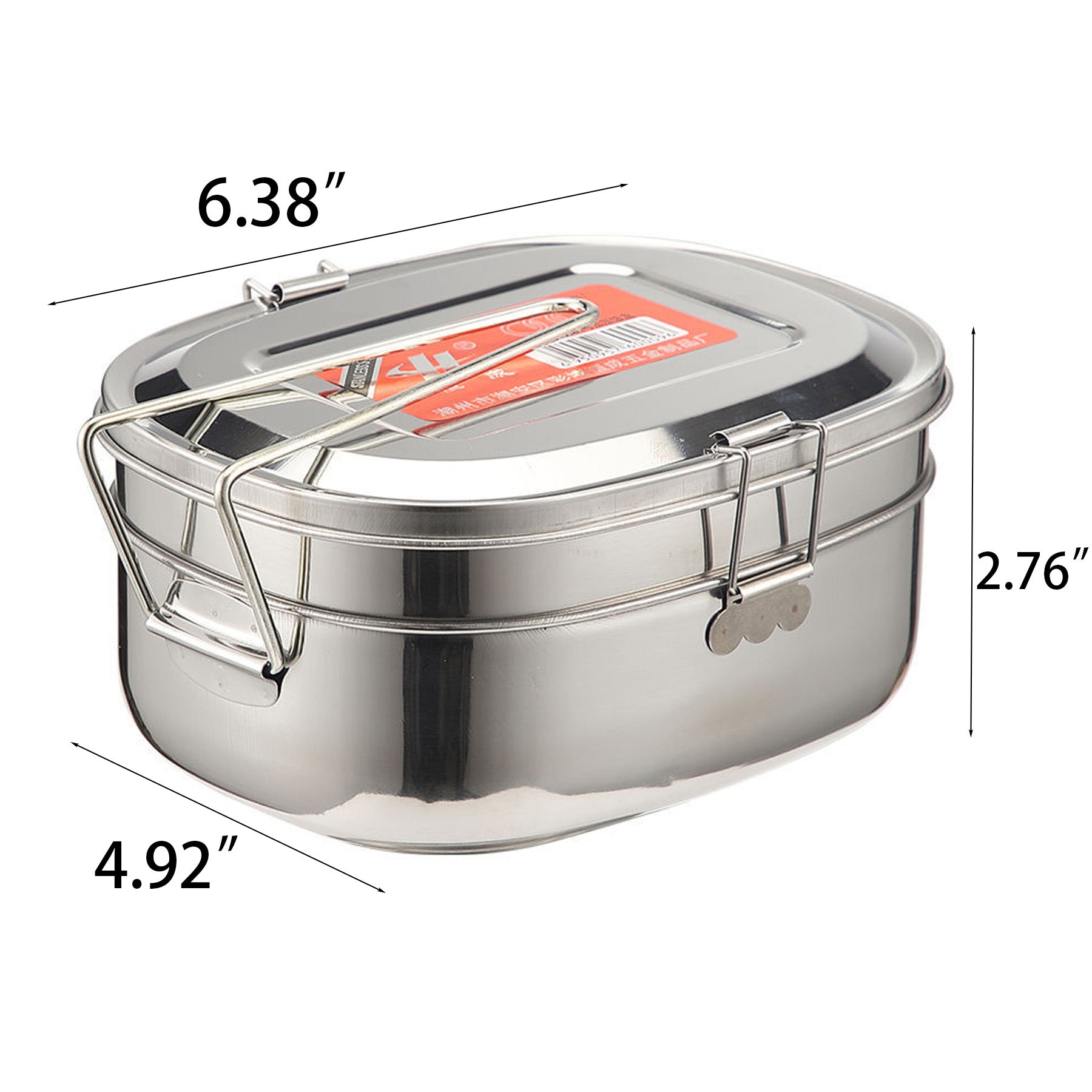 Stainless Steel U-Shape Meal Prep Box