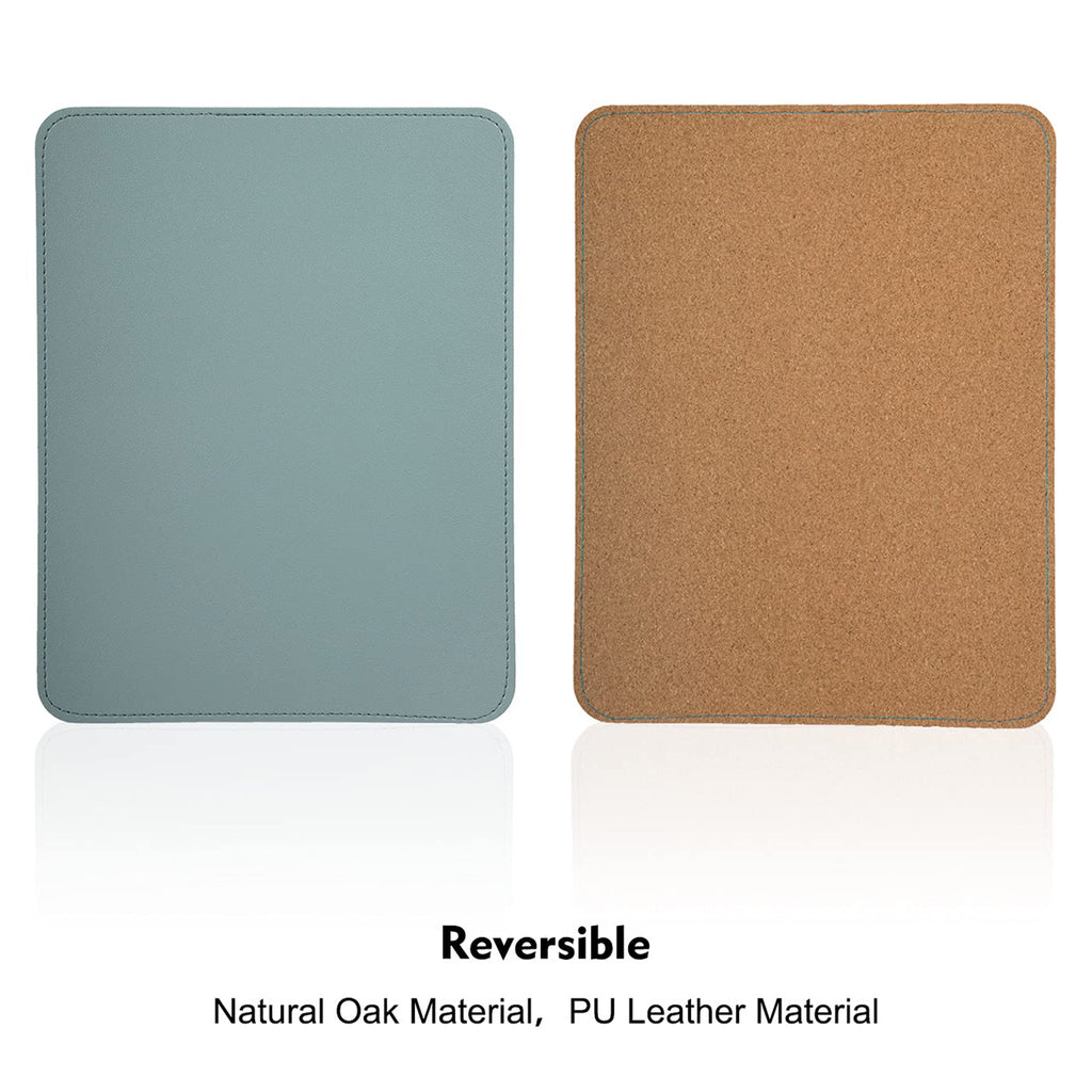 Leather Wood Mouse Pad