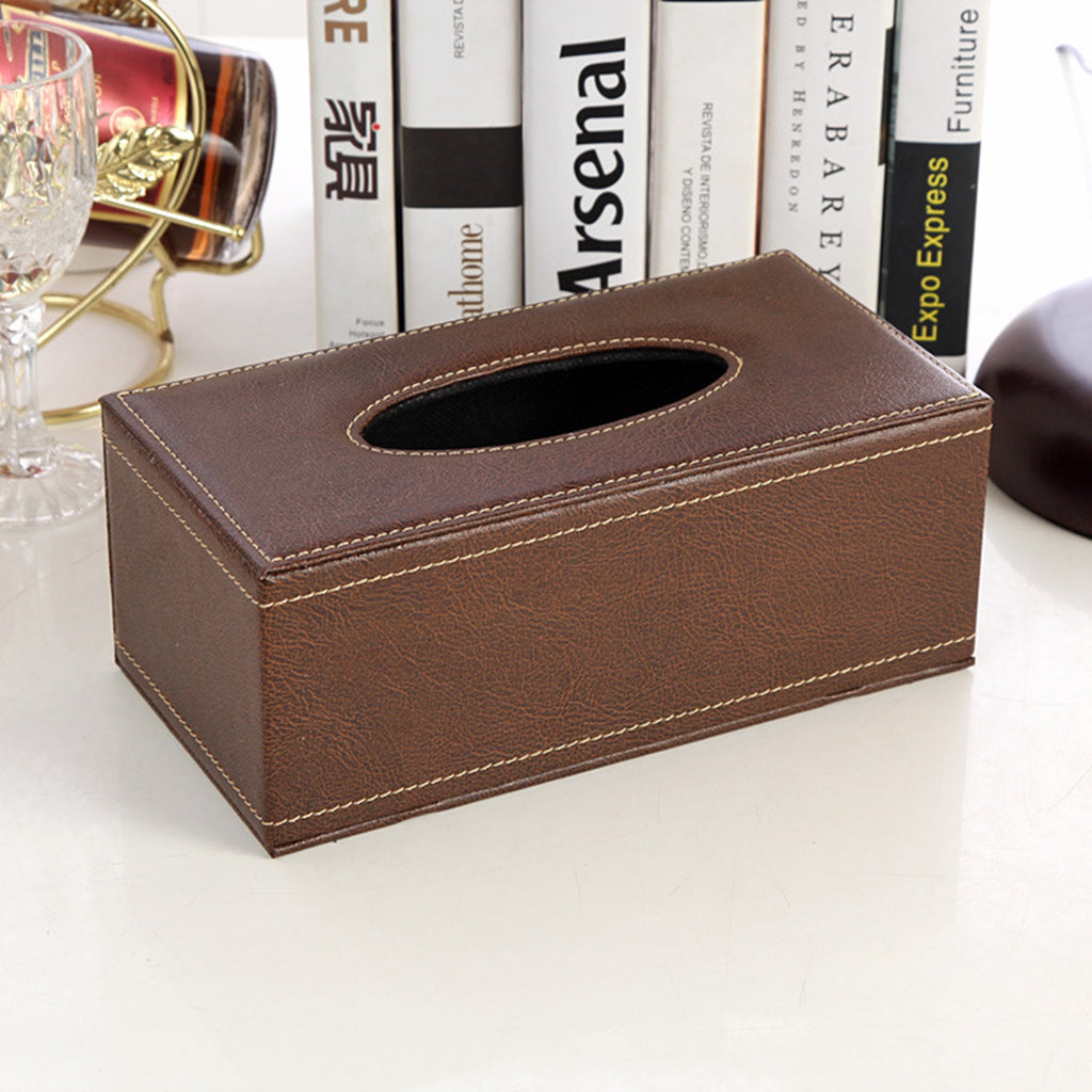 Leather Tissue Box