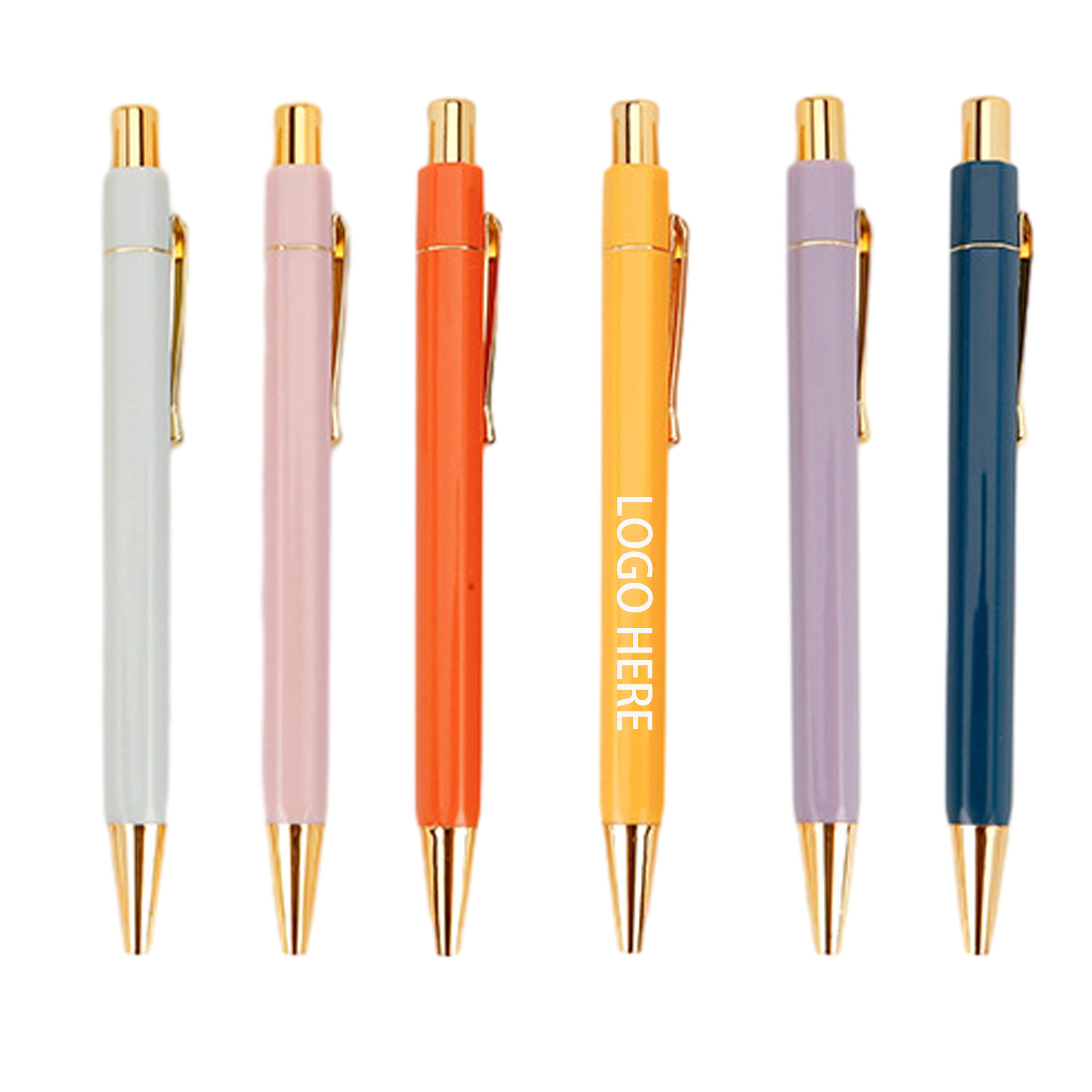 Push Action Metal Ballpoint Pen