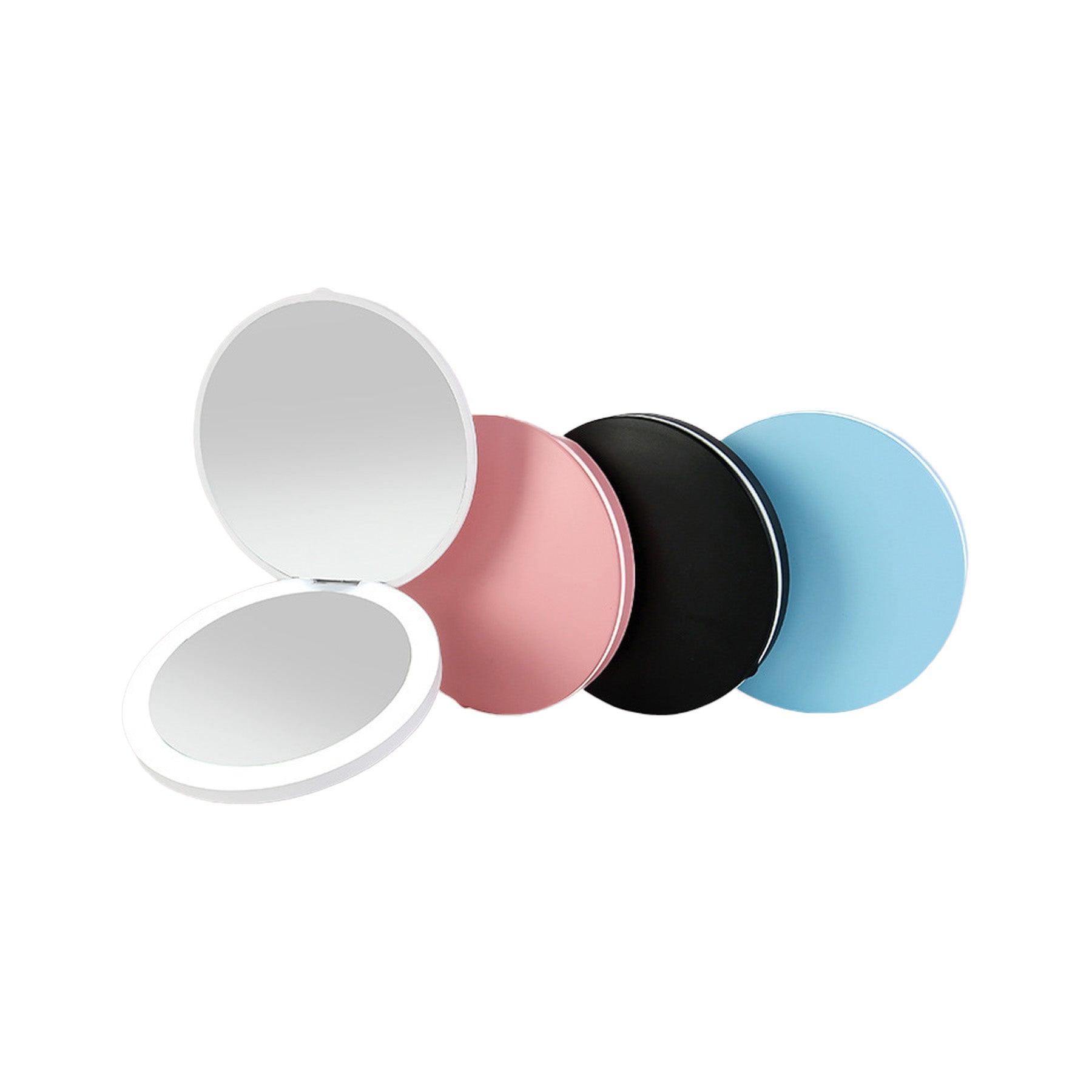 2X Makeup Mirror With Rechargeable Light