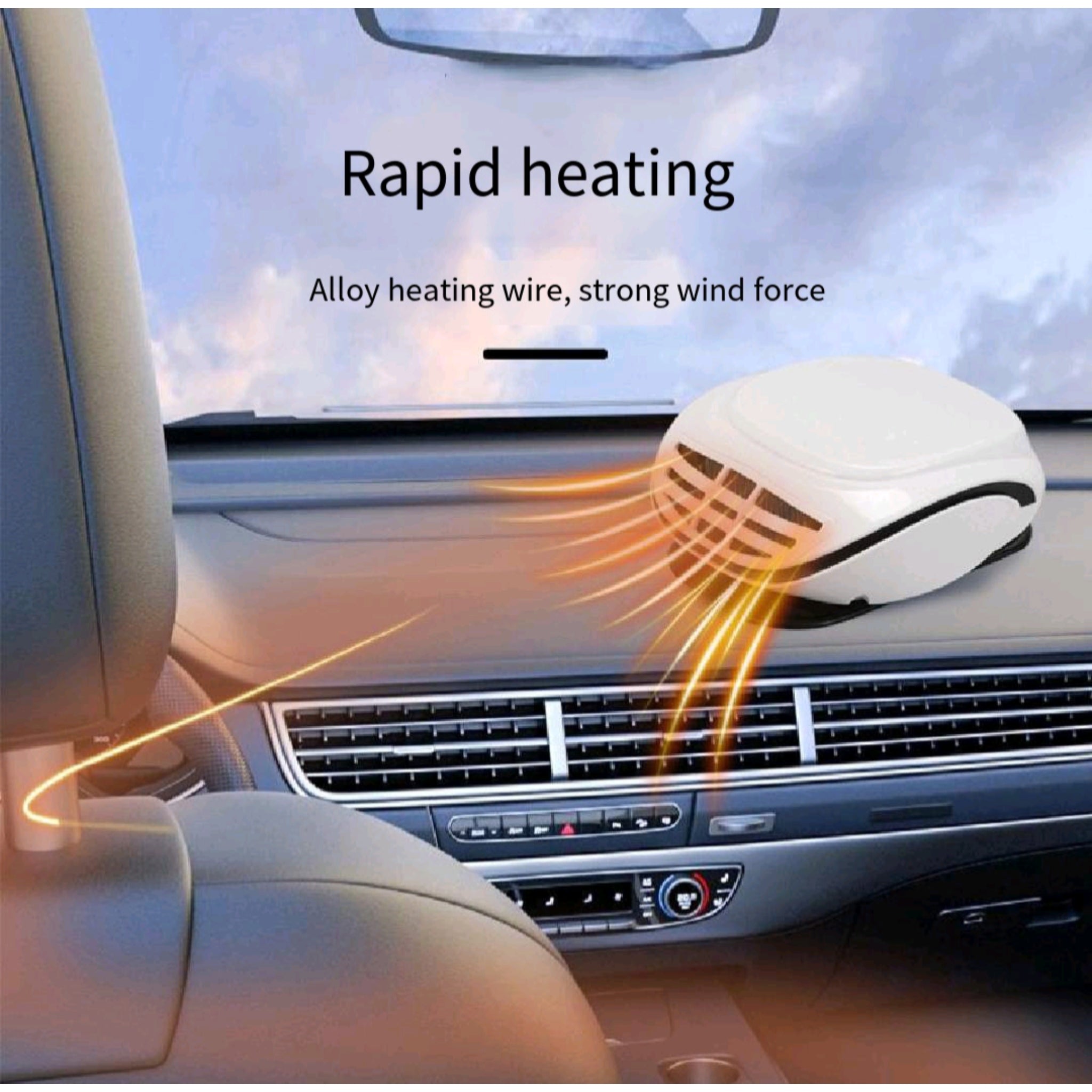 Fast 12V Heater Defrost Car Winter Safe