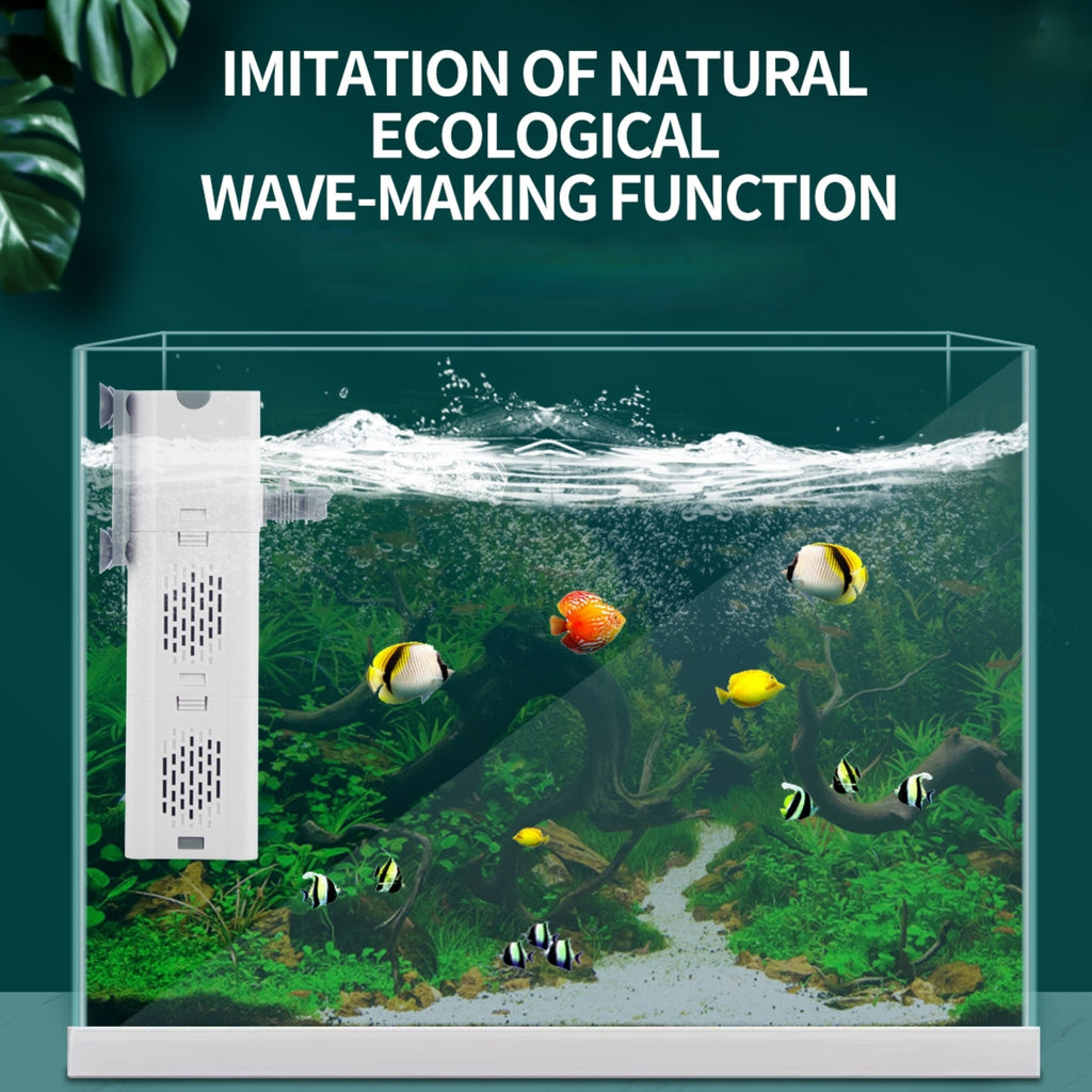 Ultra Quiet Submersible Aquarium Filter Internal Circulation
